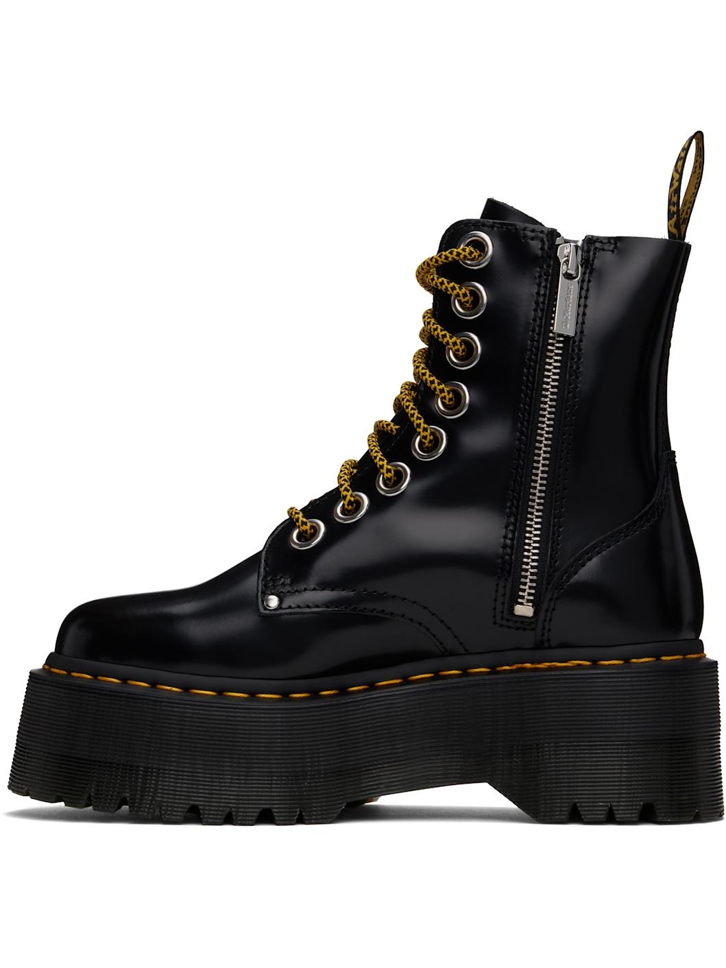 Black Jadon Max Platform Boots - 3