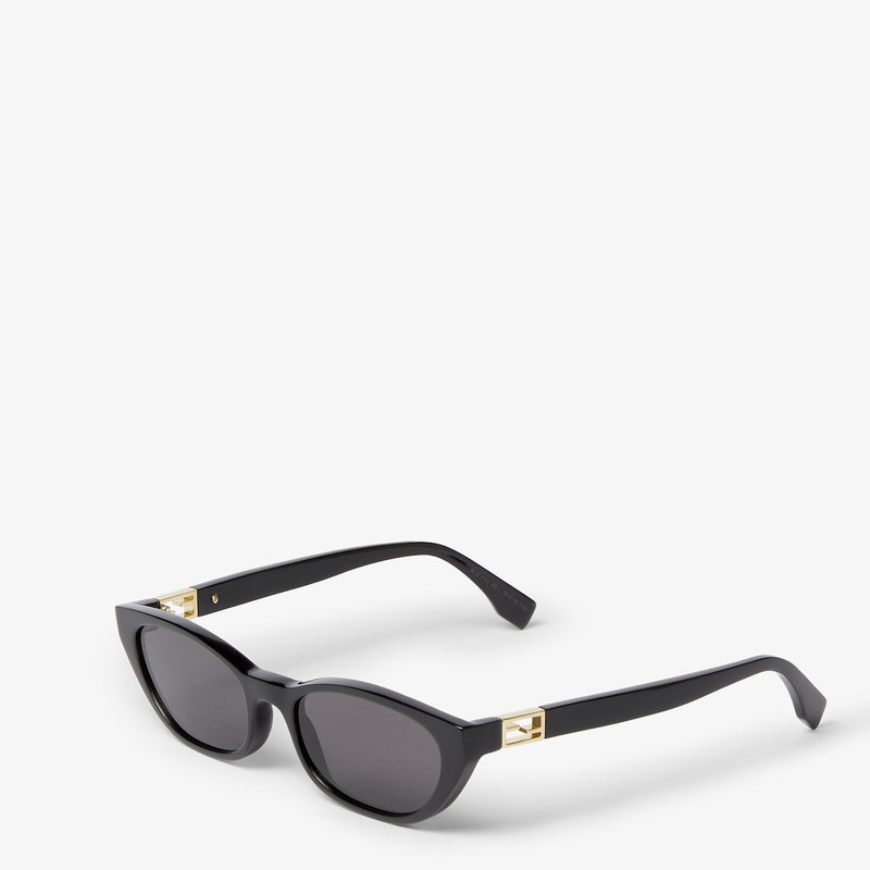 FENDI Baguette Black acetate sunglasses outlook