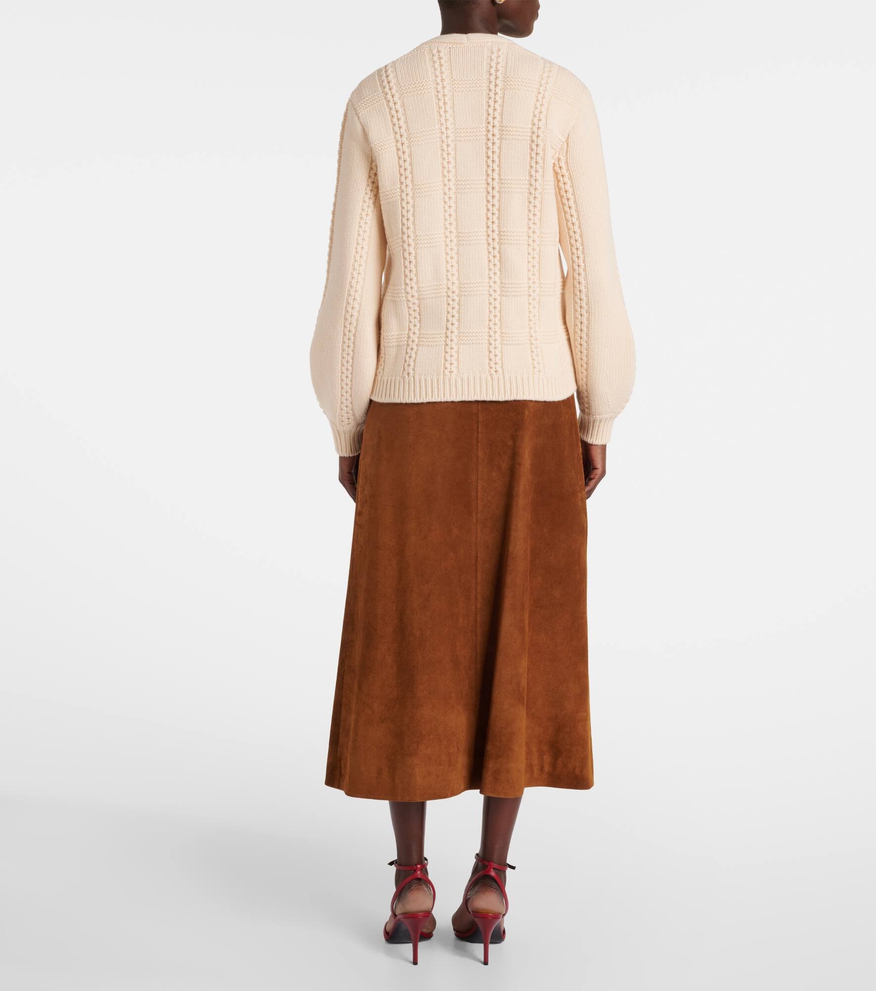 Virgin wool cardigan - 3