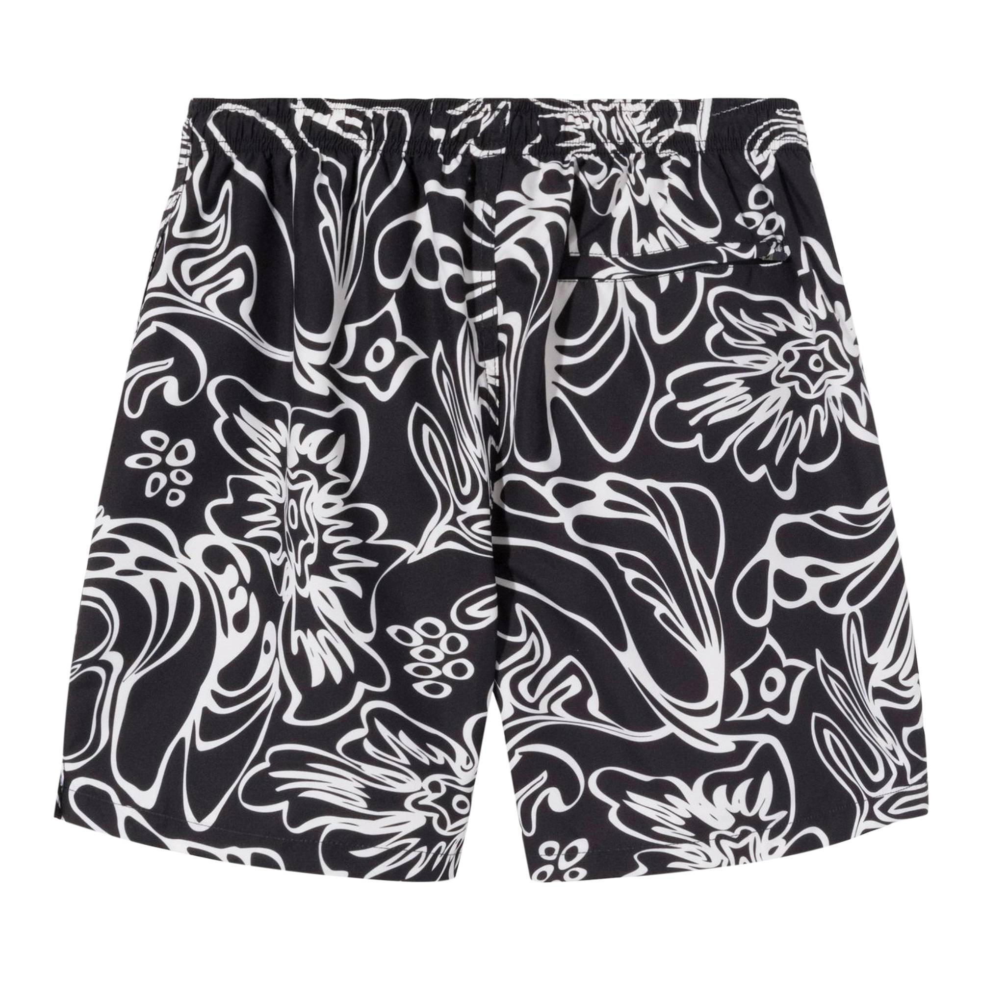 Stussy Wavy Hawaiian Water Short 'Black' - 2