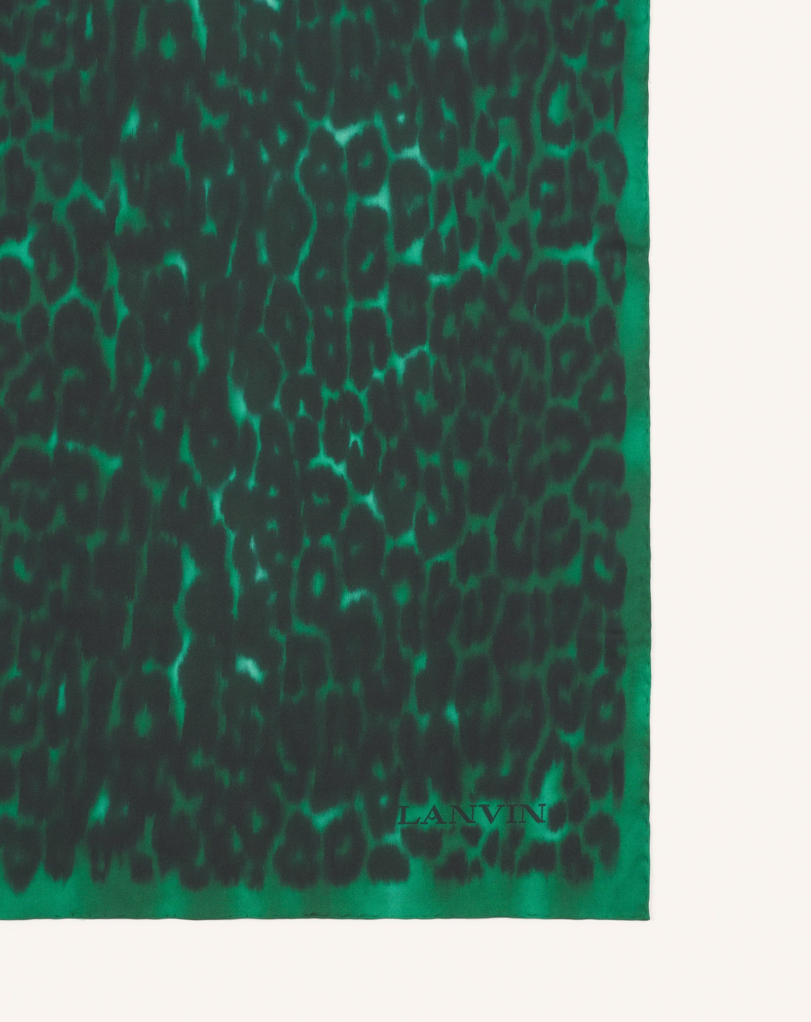 LEOPARD PRINT SILK SCARF - 2