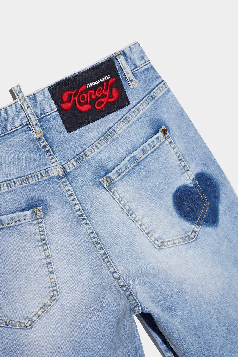 LIGHT WASH HIGH WAIST BELL BOTTOM JEANS 4