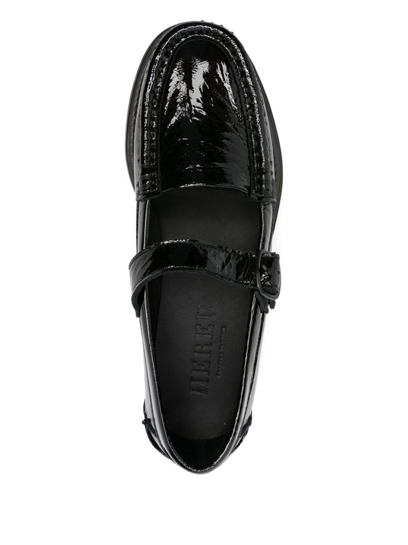 Blanquer crinkled glossy loafers 4