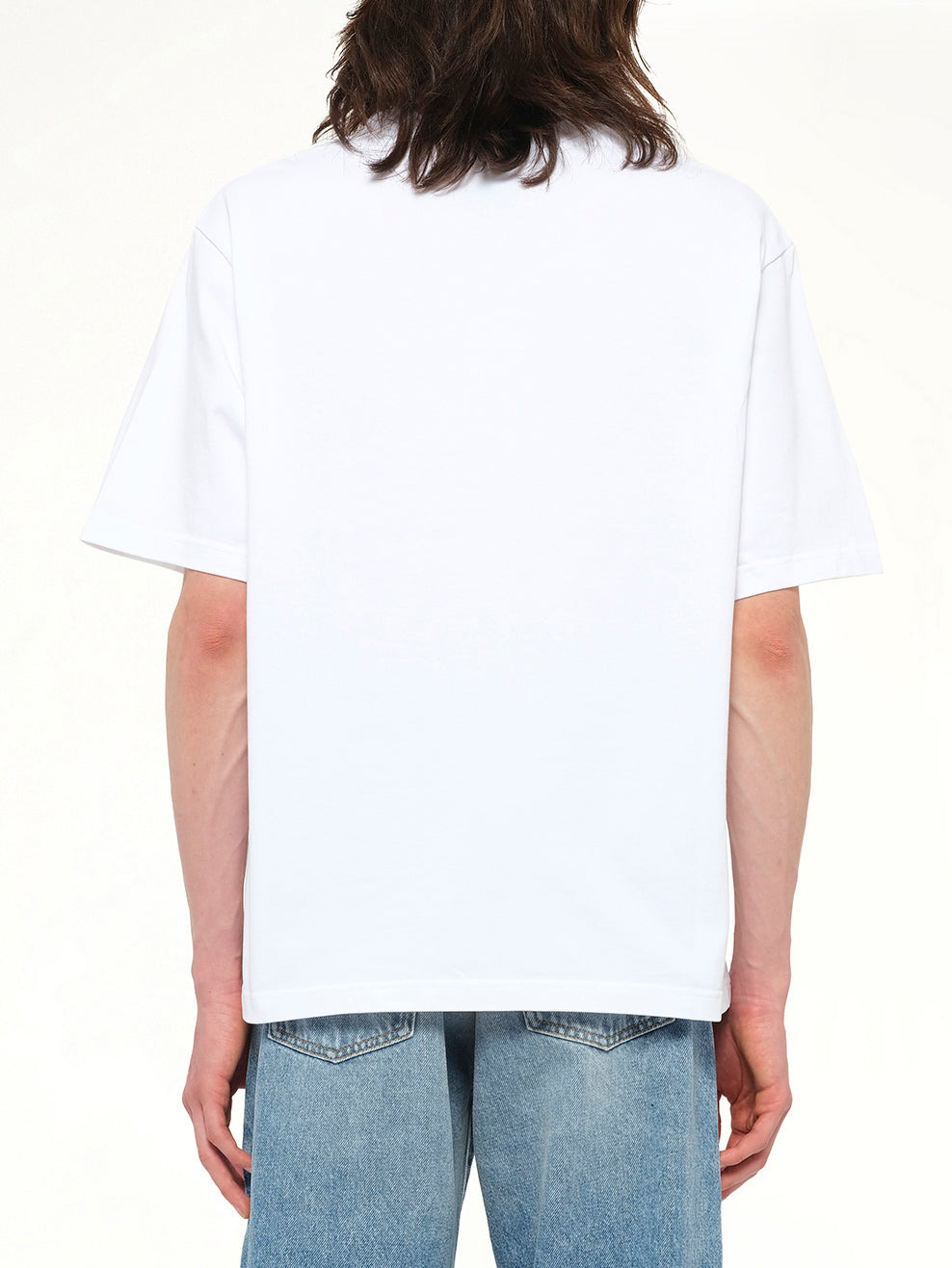 Dragonfly Floral Print T-Shirt in White - 5
