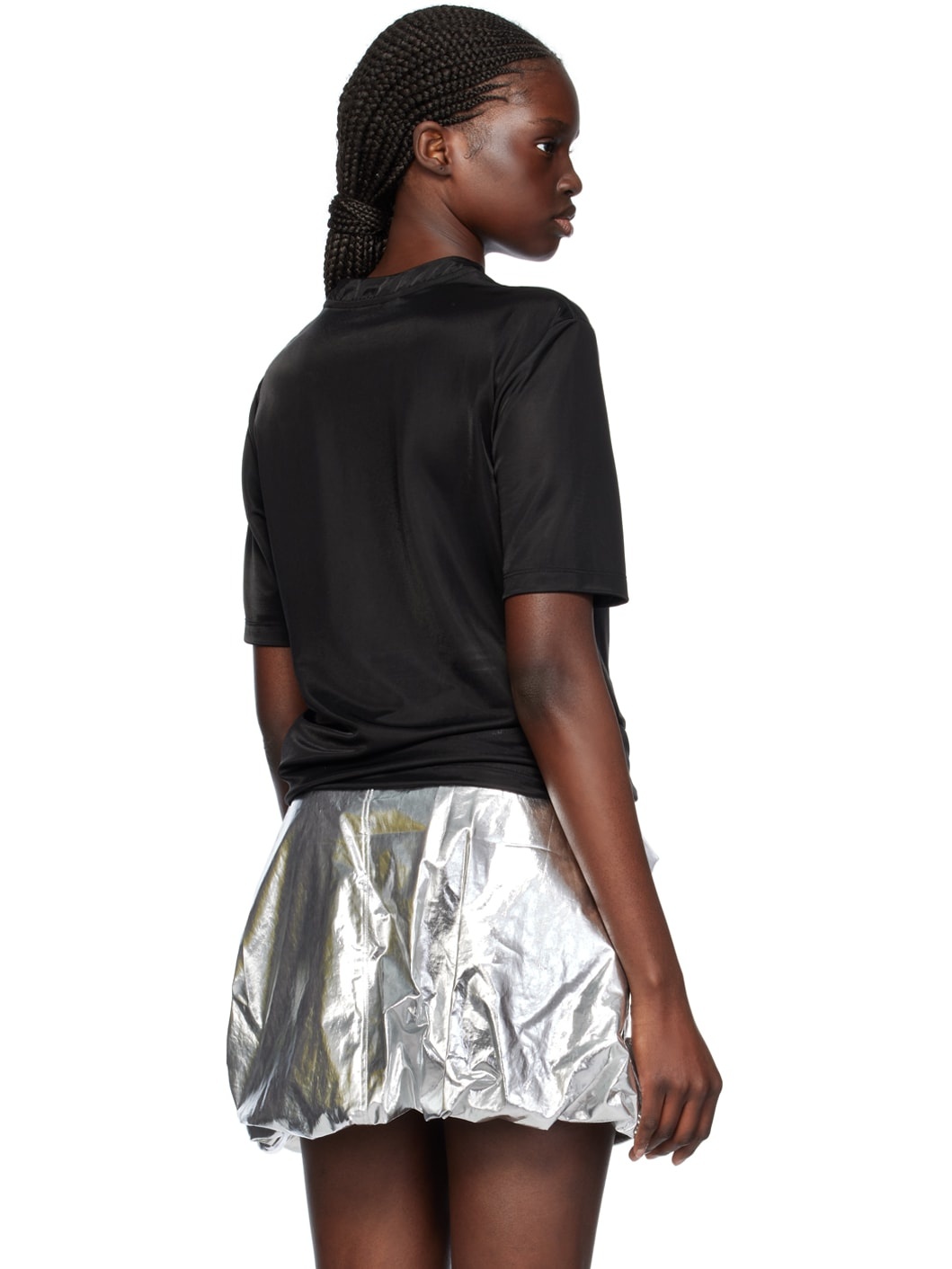 Black Rhinestone T-Shirt - 3