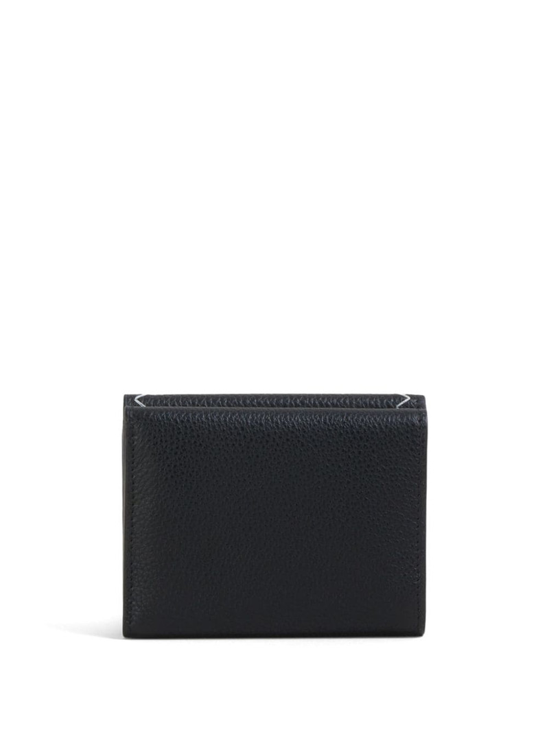 Marni logo-embroidered leather wallet outlook