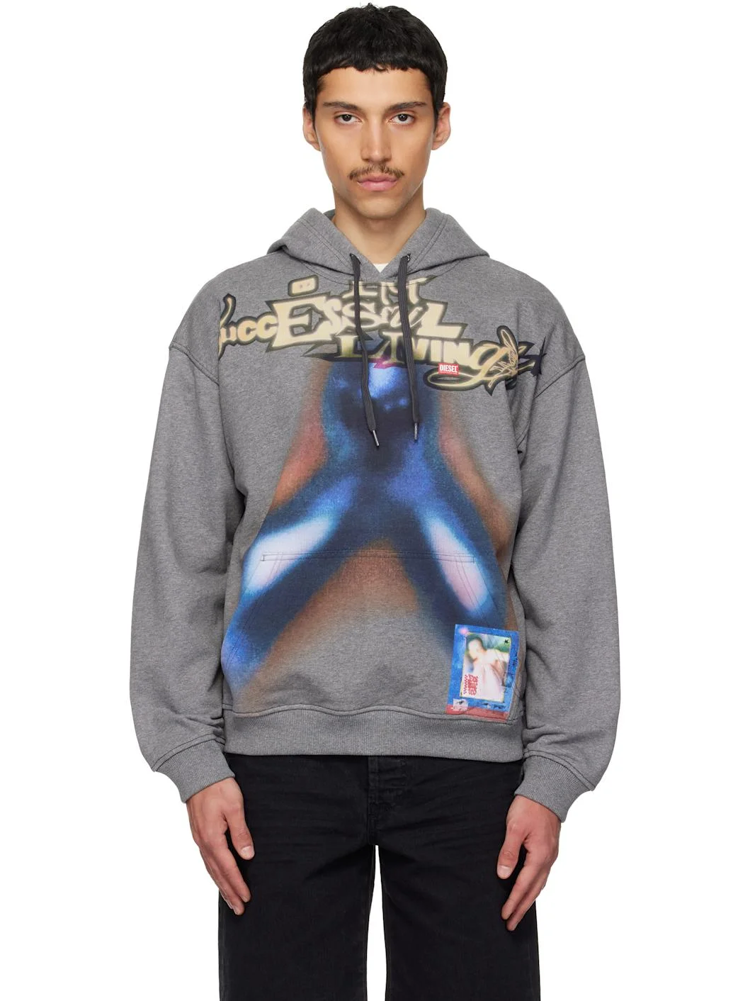 Gray S-Boxt-Hood-V4 Hoodie - 1
