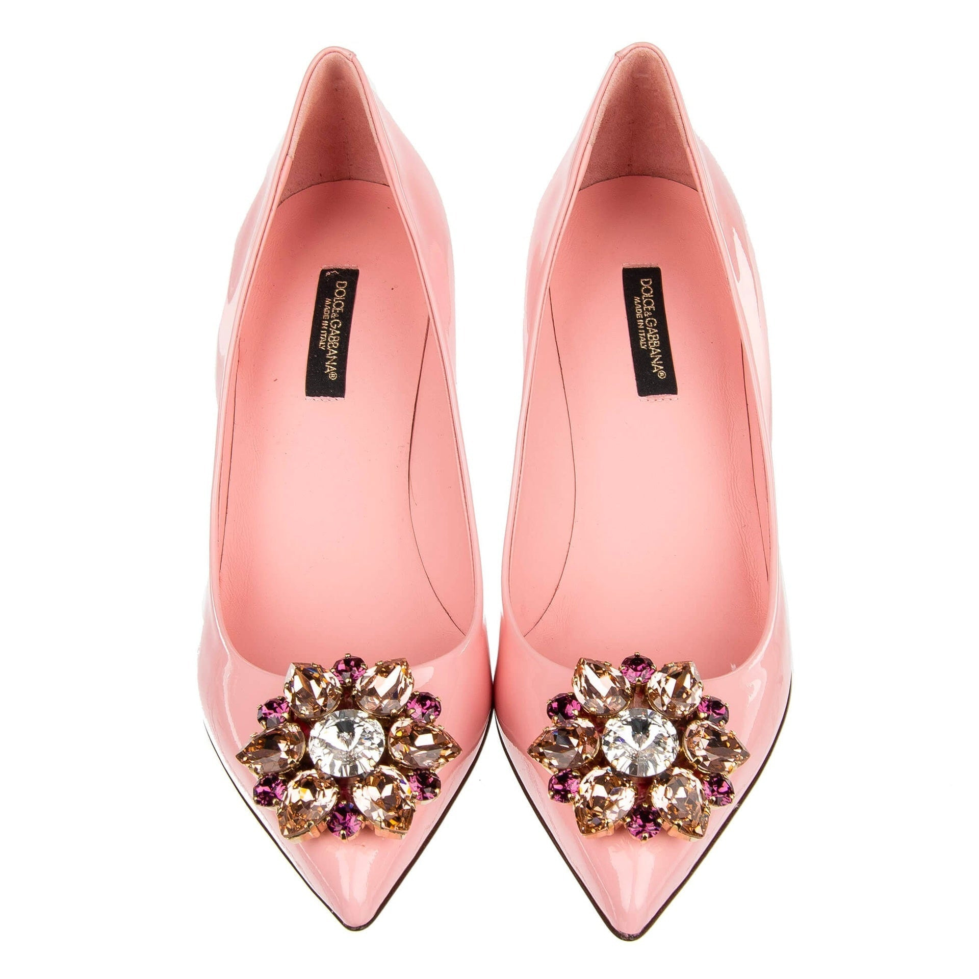 Dolce & Gabbana Crystal Embellished Suede Pumps Women - 4