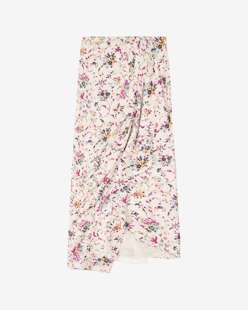 BERTHE FLORAL MIDI SKIRT - 1