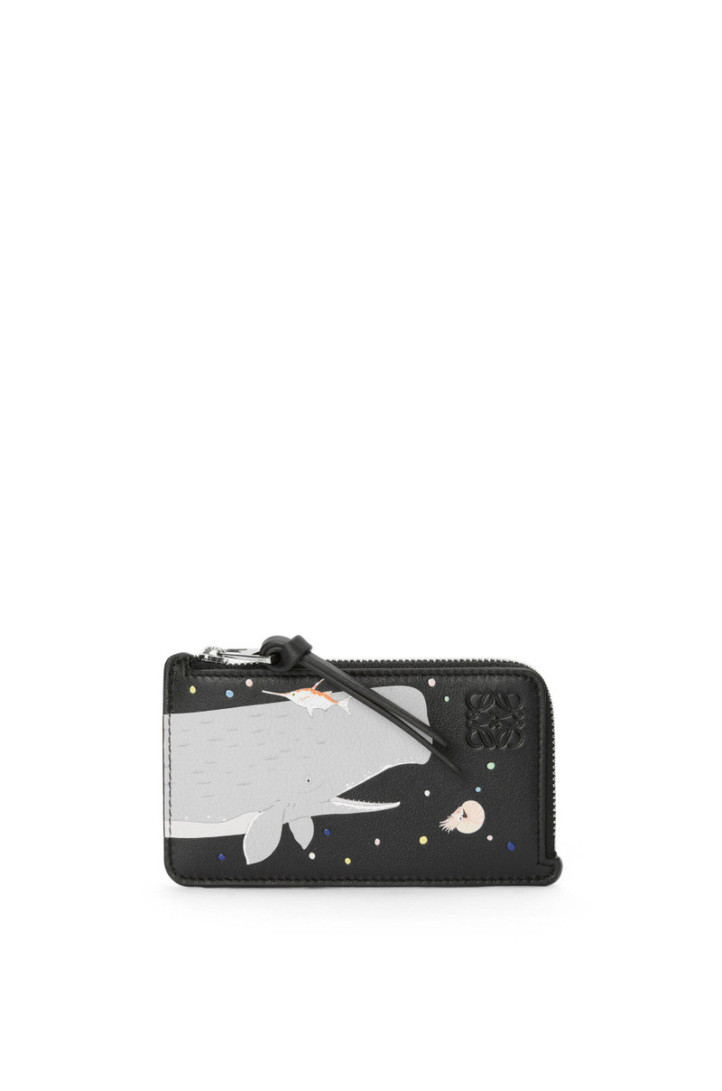 Whale coin cardholder in nappa calfskin 1