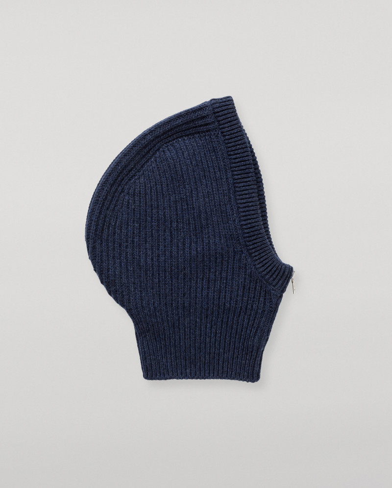 Nevis Navy Cashmere Hood 1