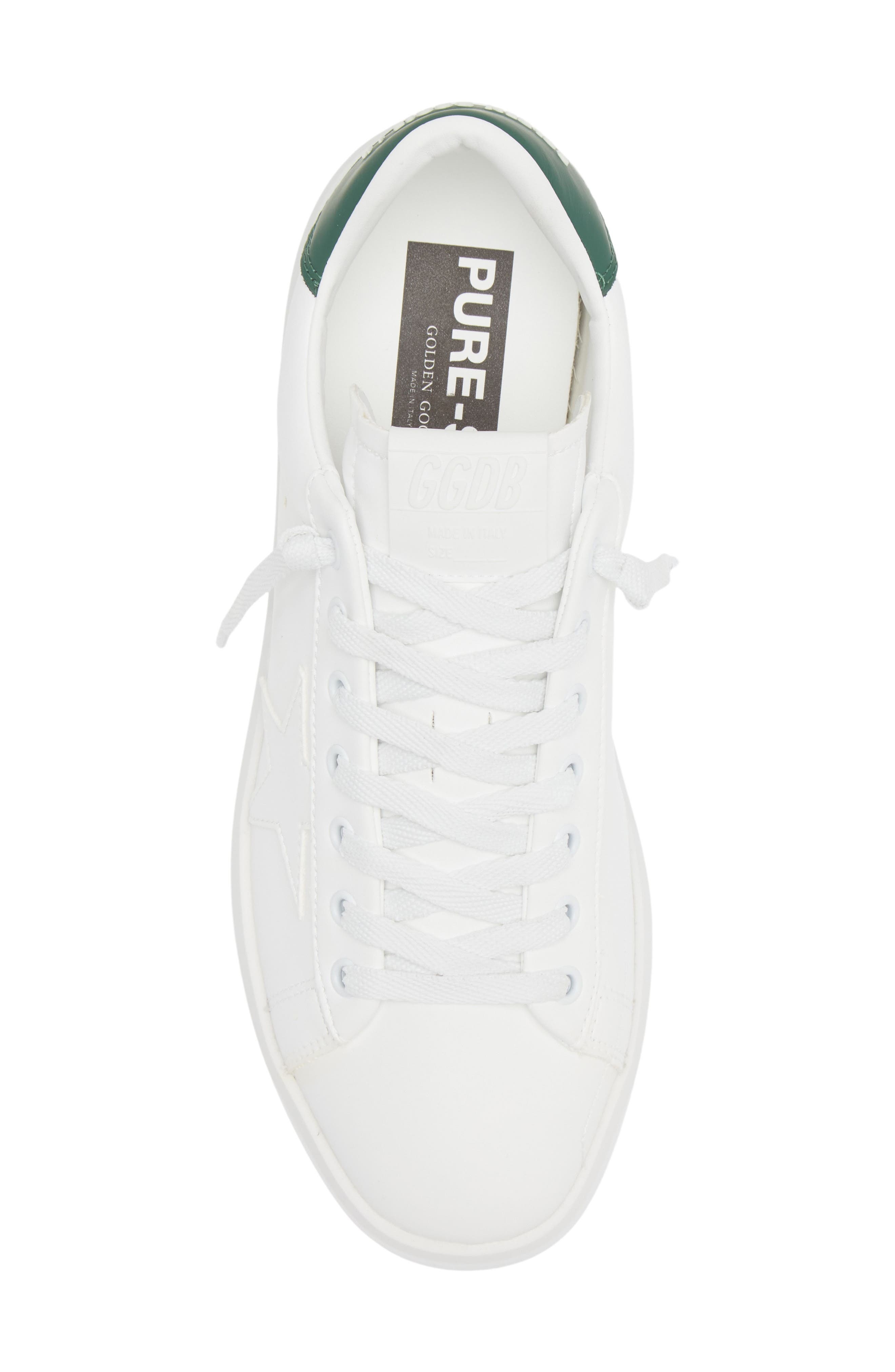 Golden Goose Purestar Sneaker in White/Green at Nordstrom - 5