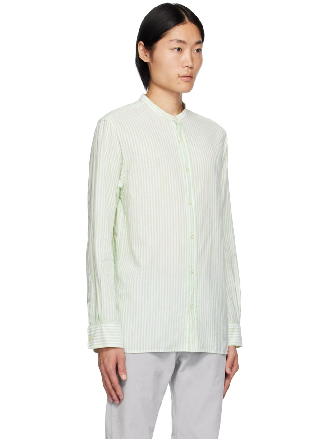 White & Green Gaston Shirt - 2