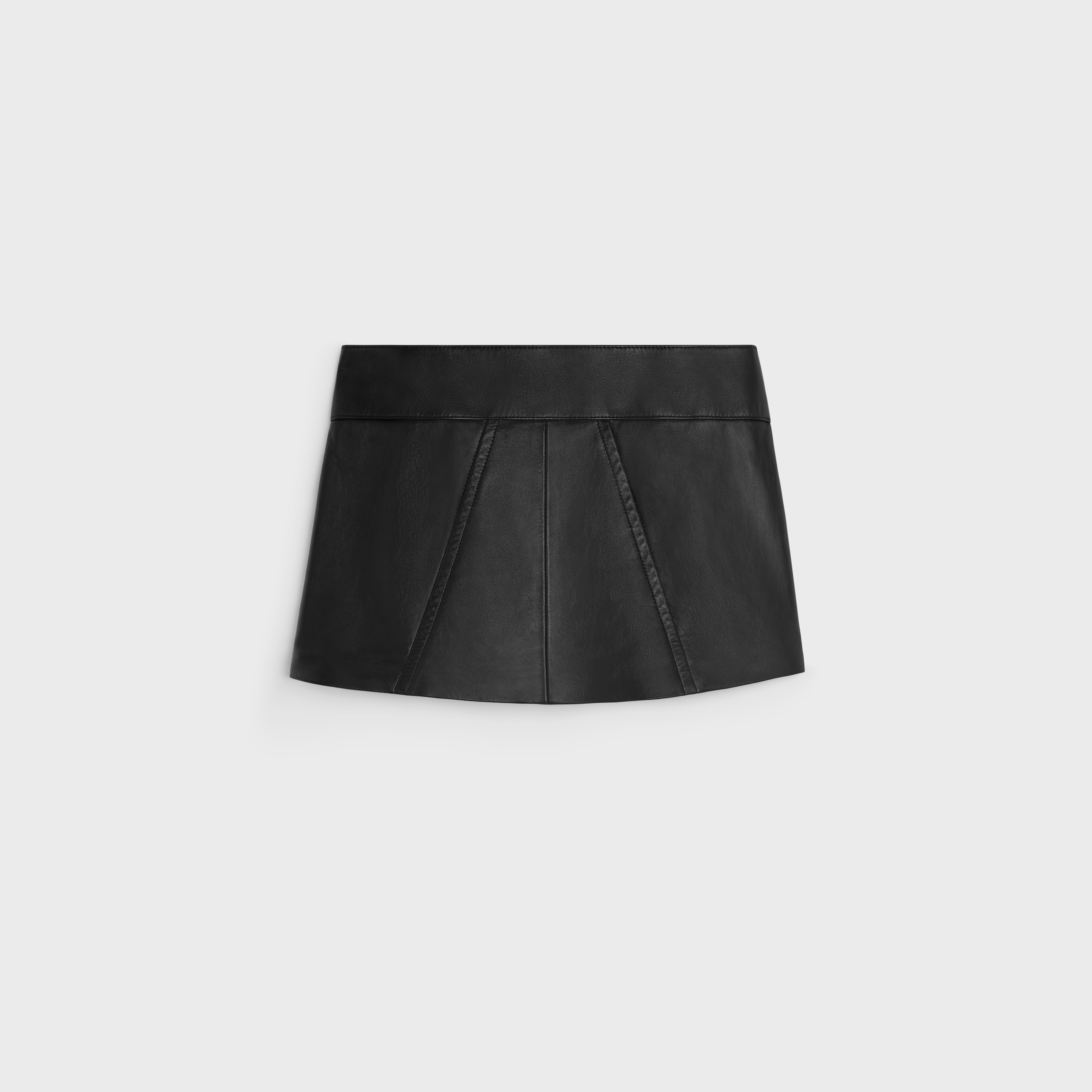mini skirt in soft lambskin - 2