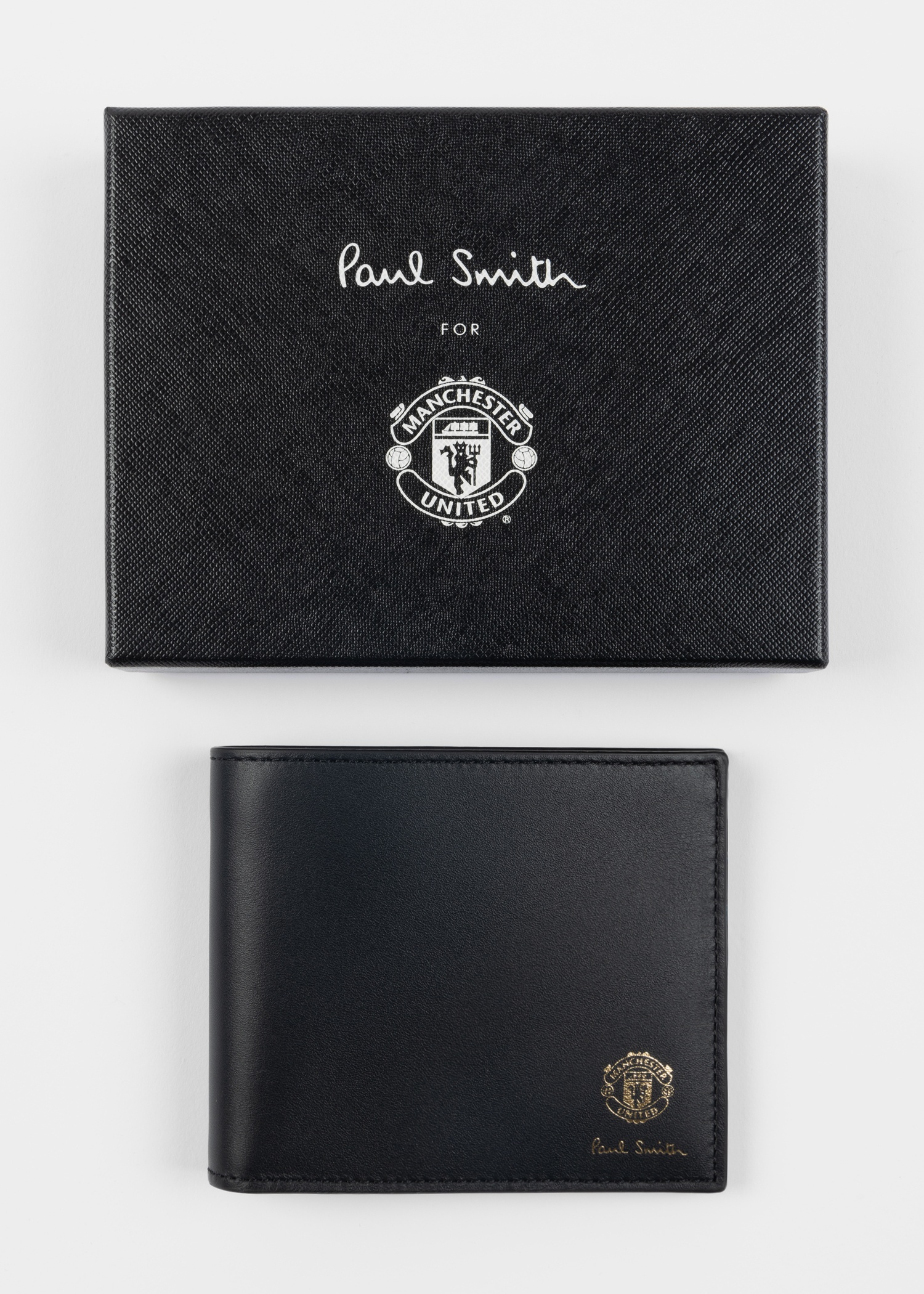 Paul Smith & Manchester United - Black 'Stadium' Billfold Wallet - 4