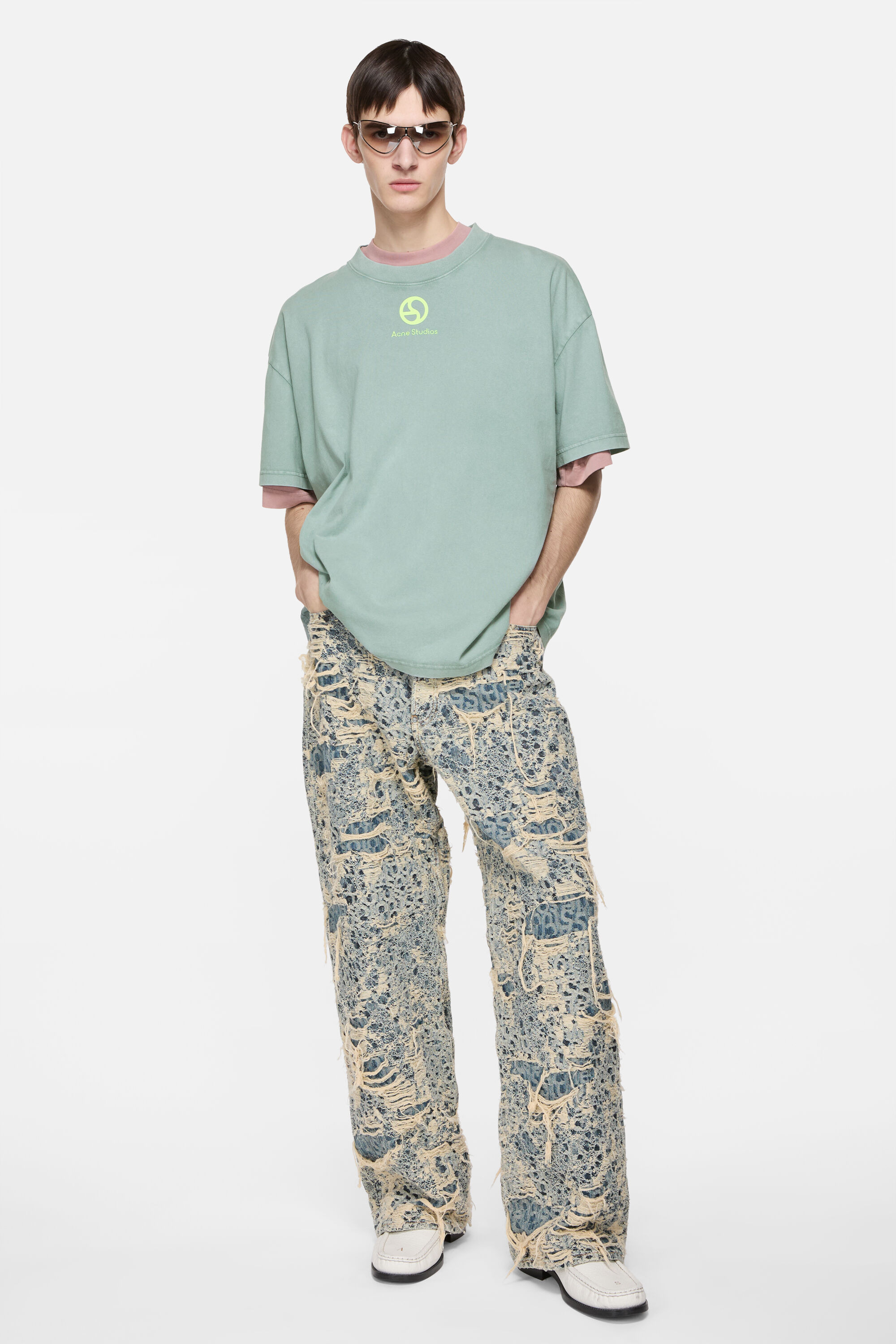 Logo t-shirt - Mint green - 2