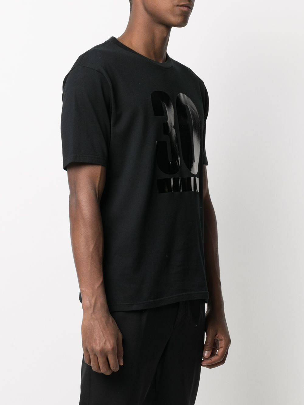 tape print T-shirt - 3