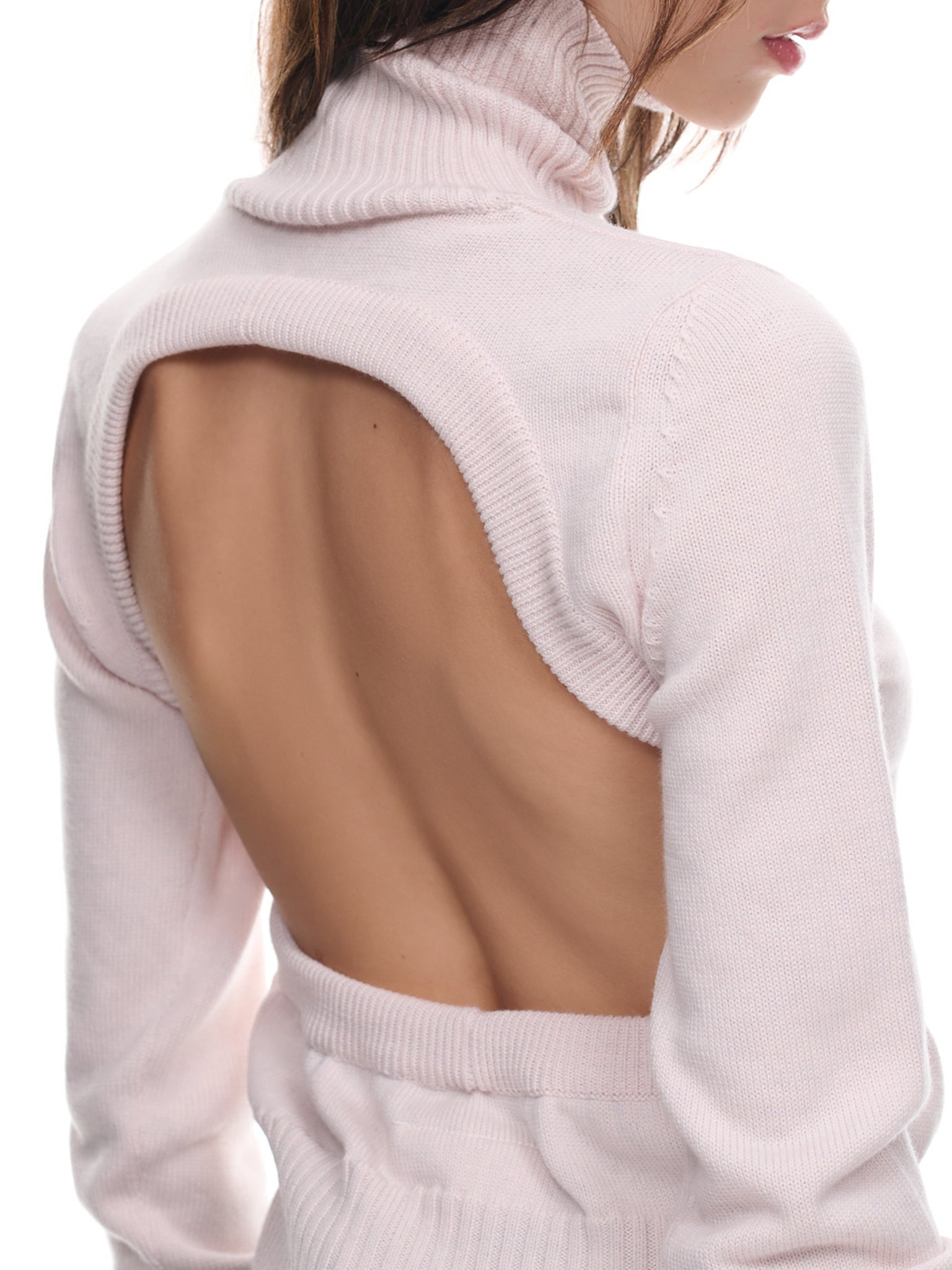 Cut-Out Knit Turtleneck - 5