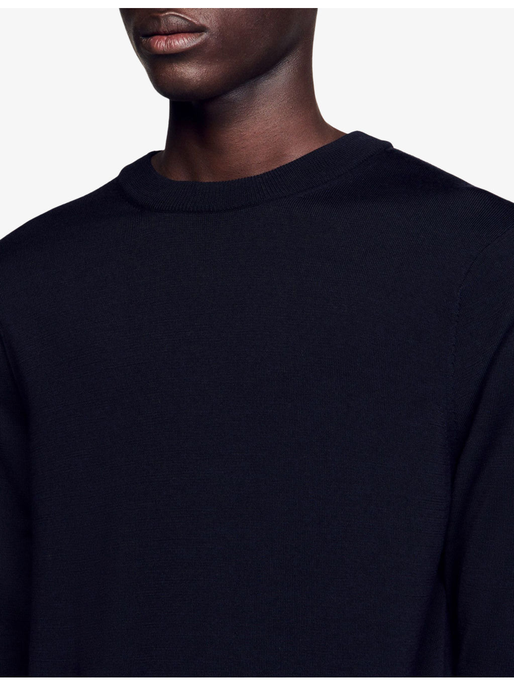 Crewneck Knitted Wool Jumper - 5