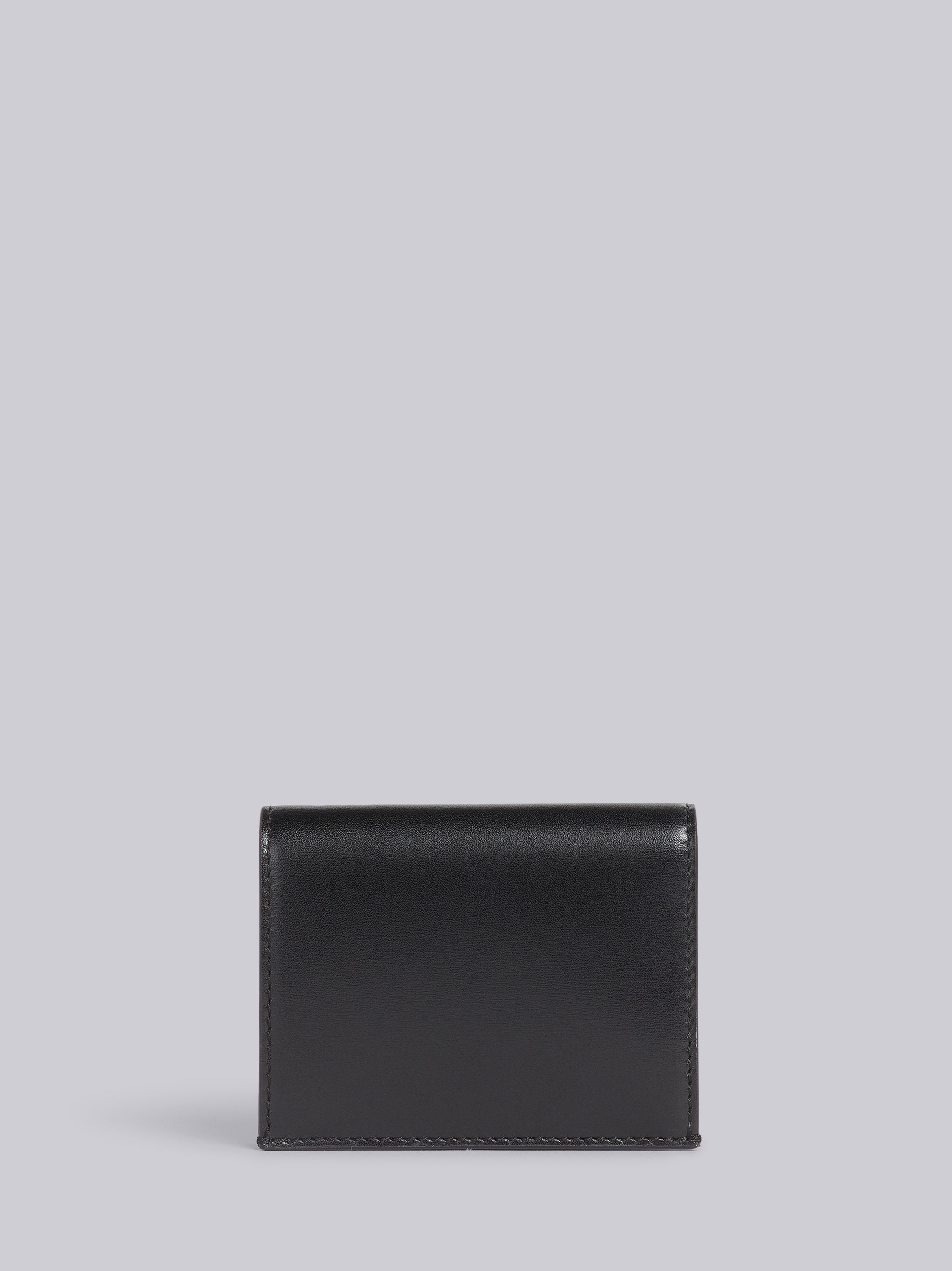 Black Box Calf Stripe Enamel Corner Double Card Holder - 4