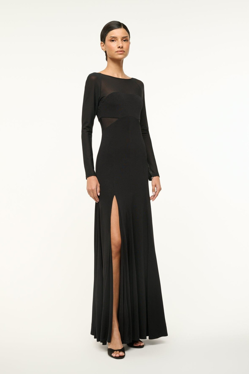 STAUD STAUD DARA DRESS BLACK - R25S2281VJ-BLK | REVERSIBLE