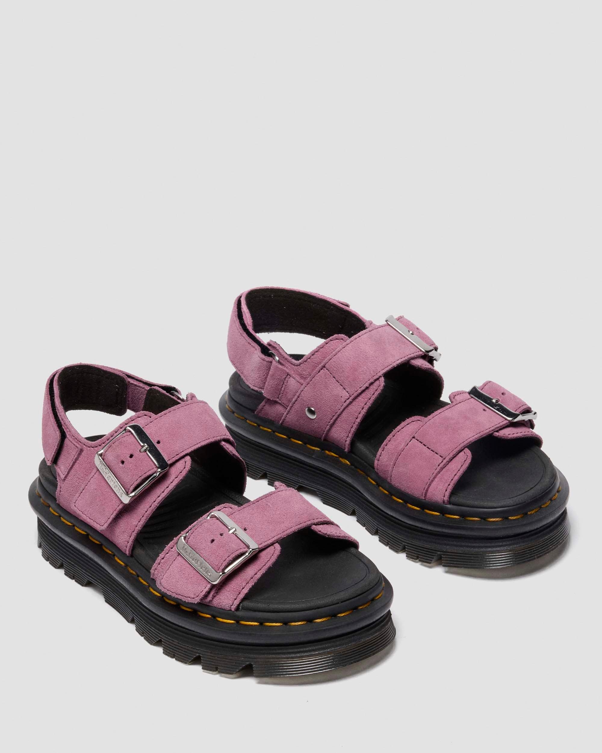 Zebzag Suede Sandals - 4
