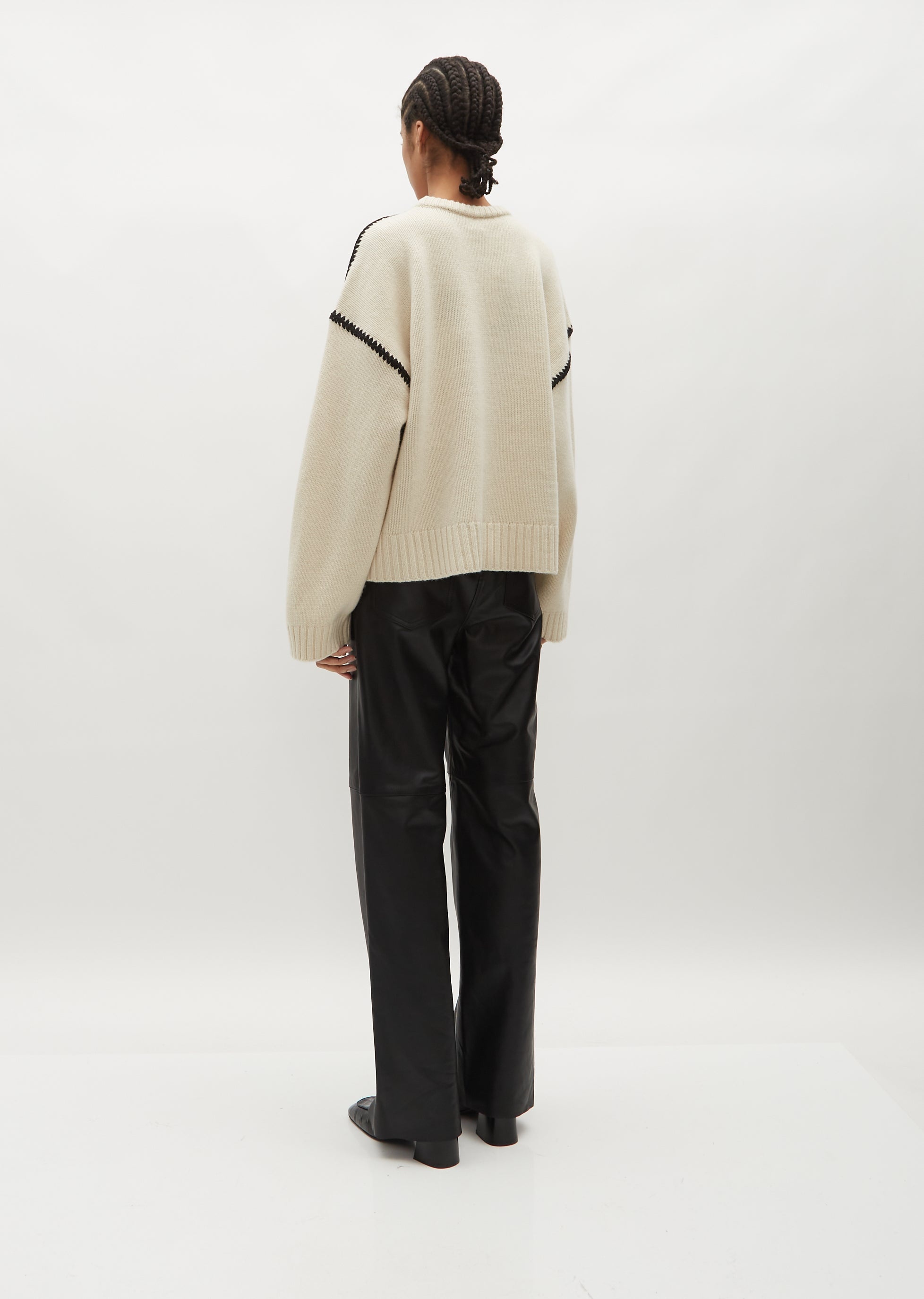 Embroidered Wool Cashmere Knit - 4