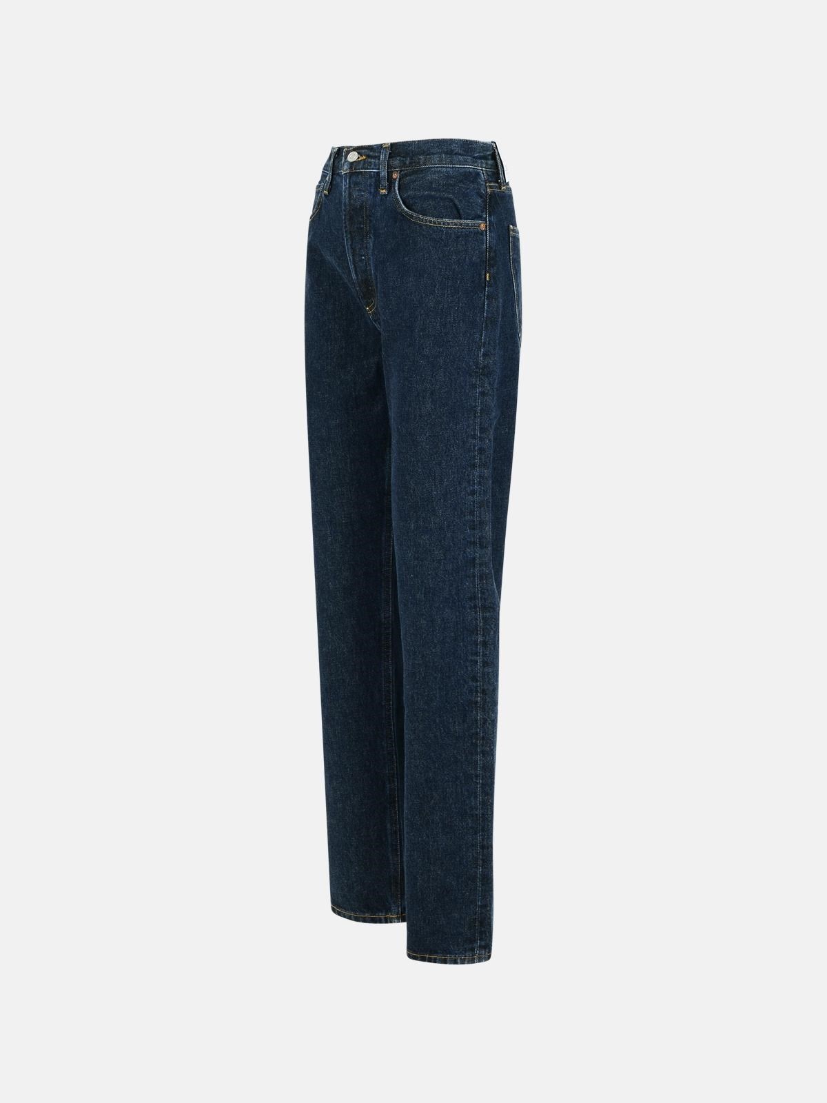 '90'S PINCH' BLUE DENIM JEANS - 2
