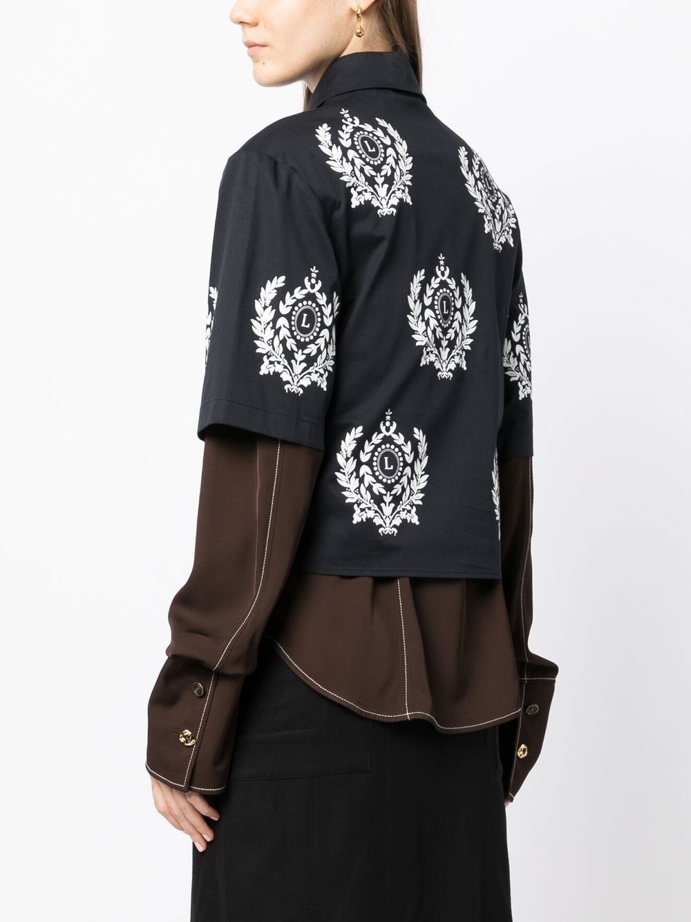 graphic-print short-sleeve shirt - 4