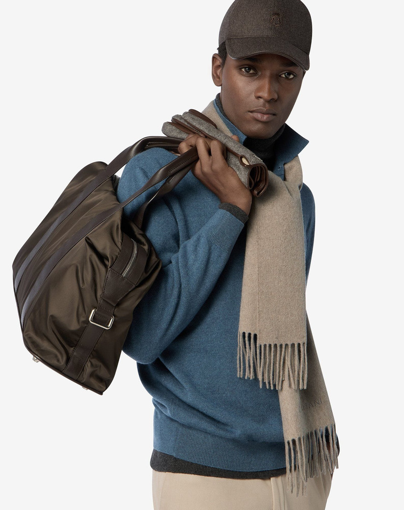 CORNELIANI Beige pure cashmere scarf outlook