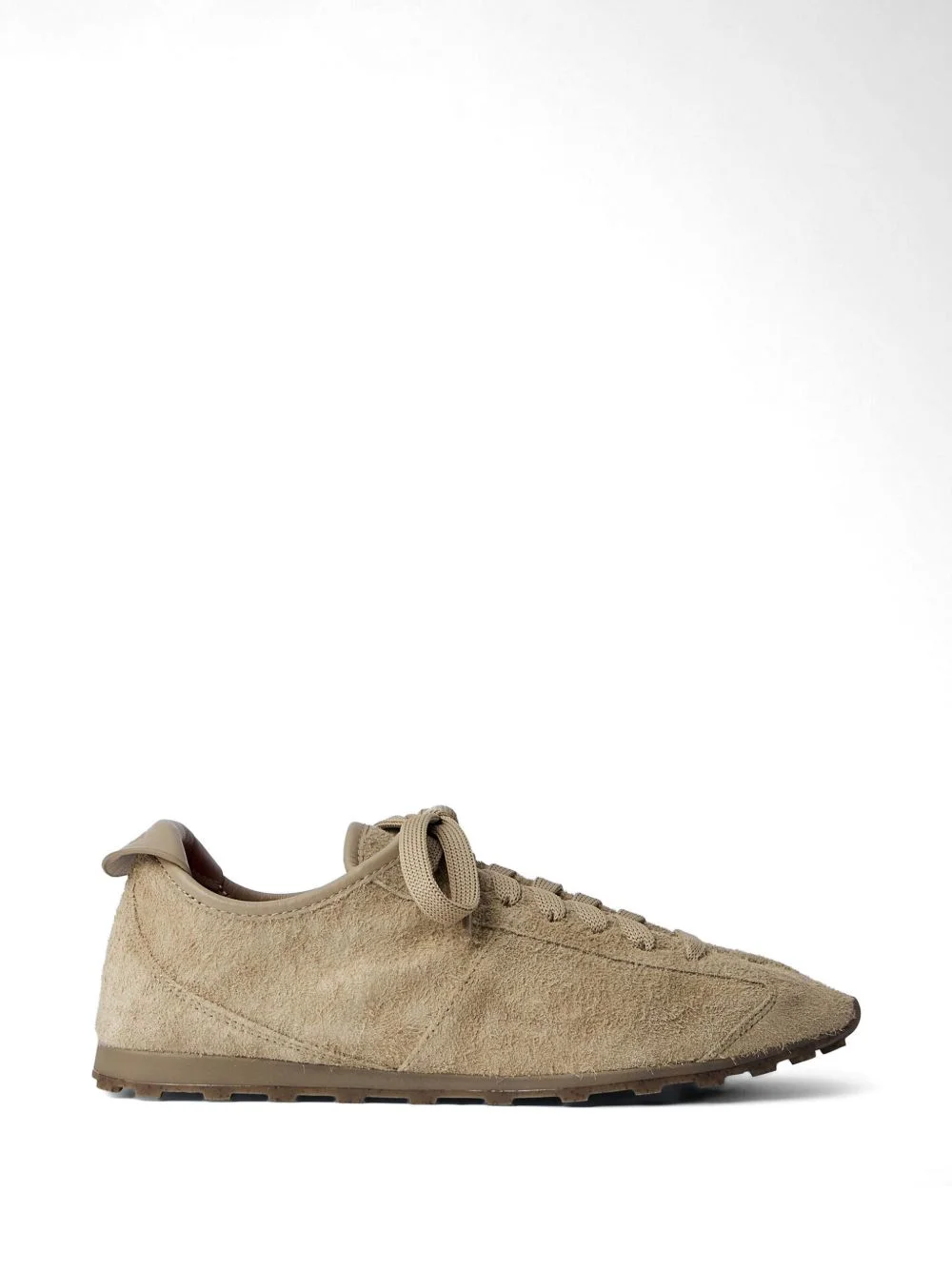 low-top suede sneakers - 1