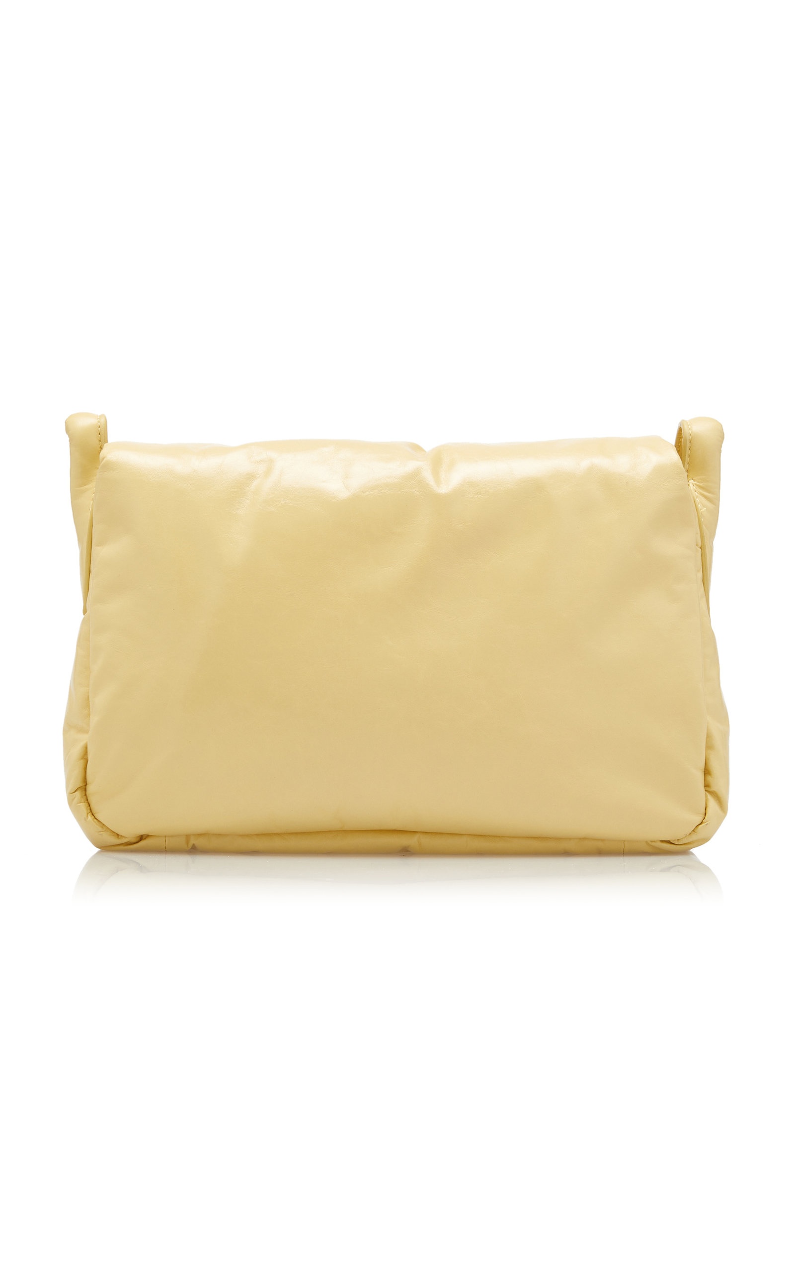 Padded Leather Bag yellow - 7