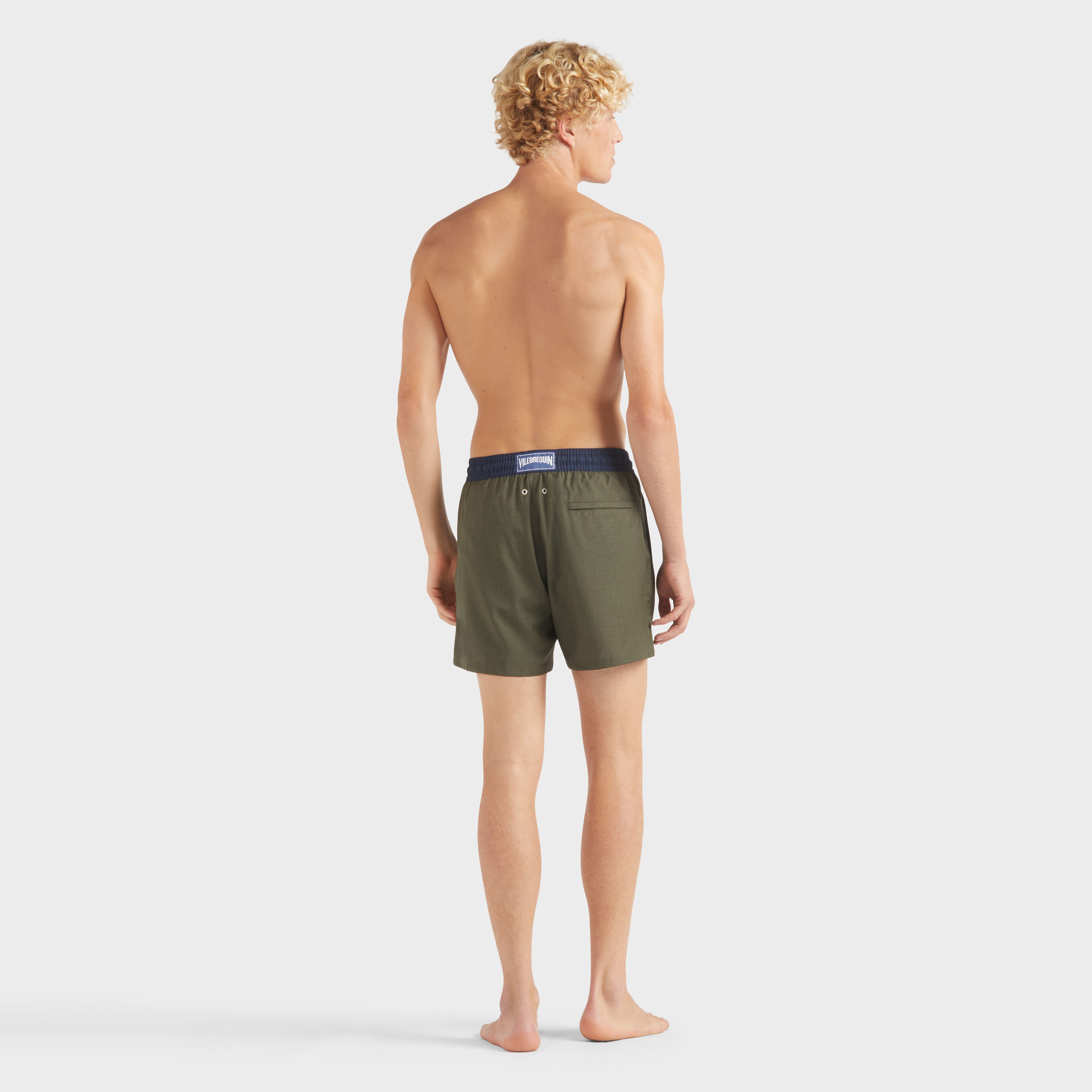 Men Merinos Wool Swim Trunks Bicolore - 4