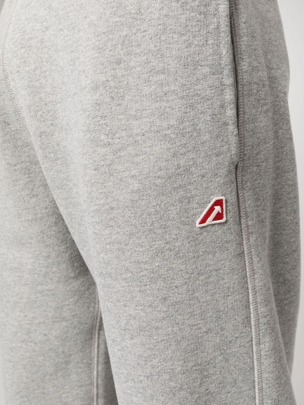 logo-patch cotton track pants - 5