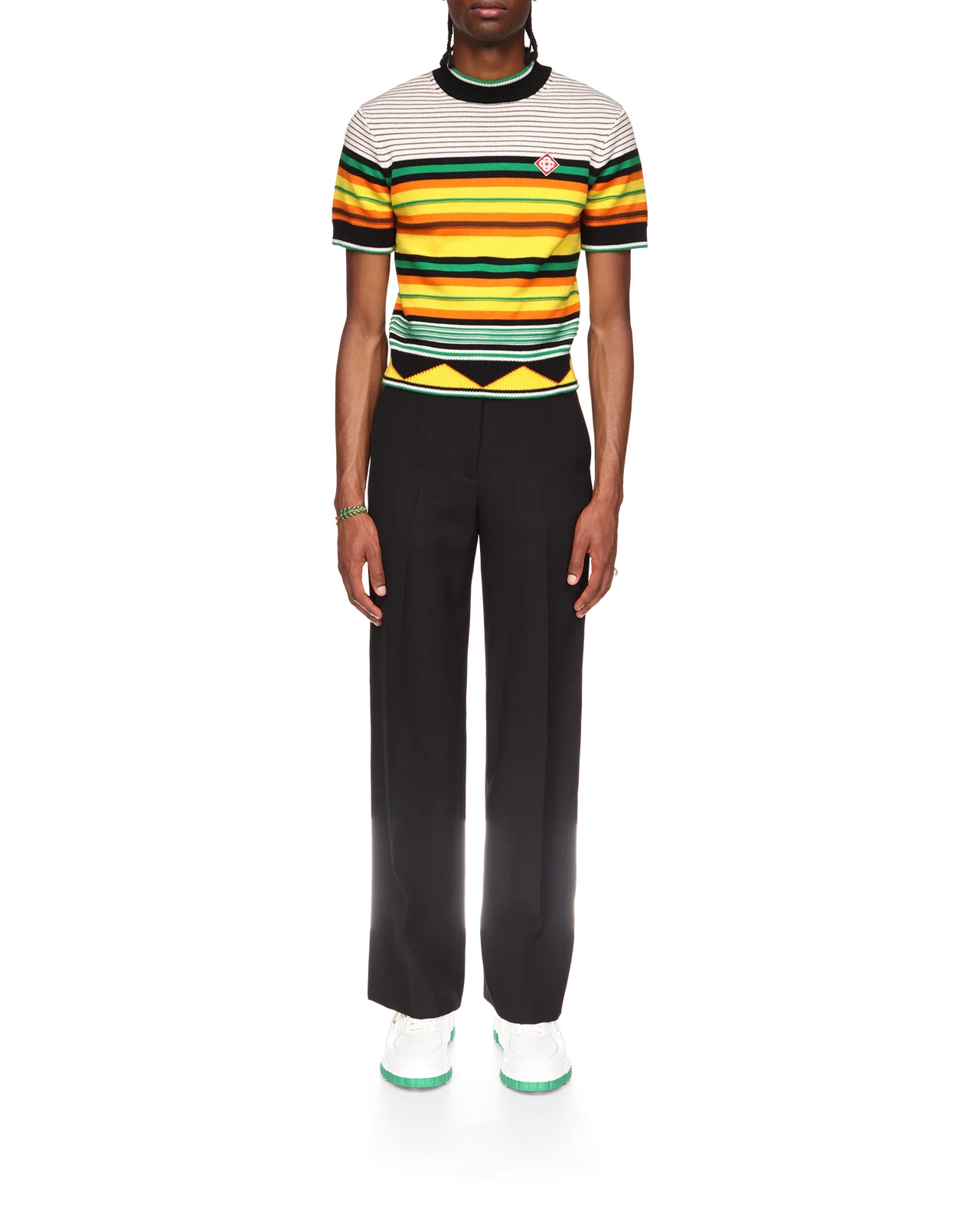 Knit Striped T-Shirt - 2
