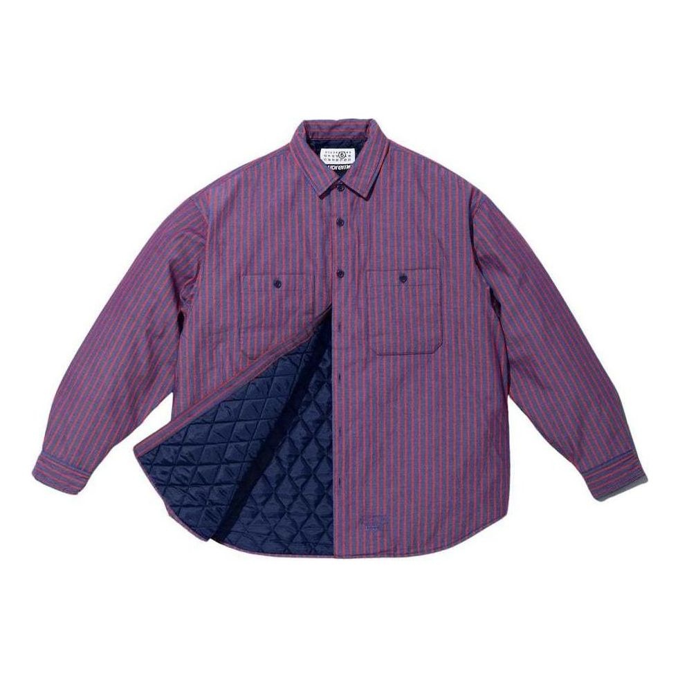 Supreme Supreme x MM6 Maison Margiela Padded Shirt 'Purple