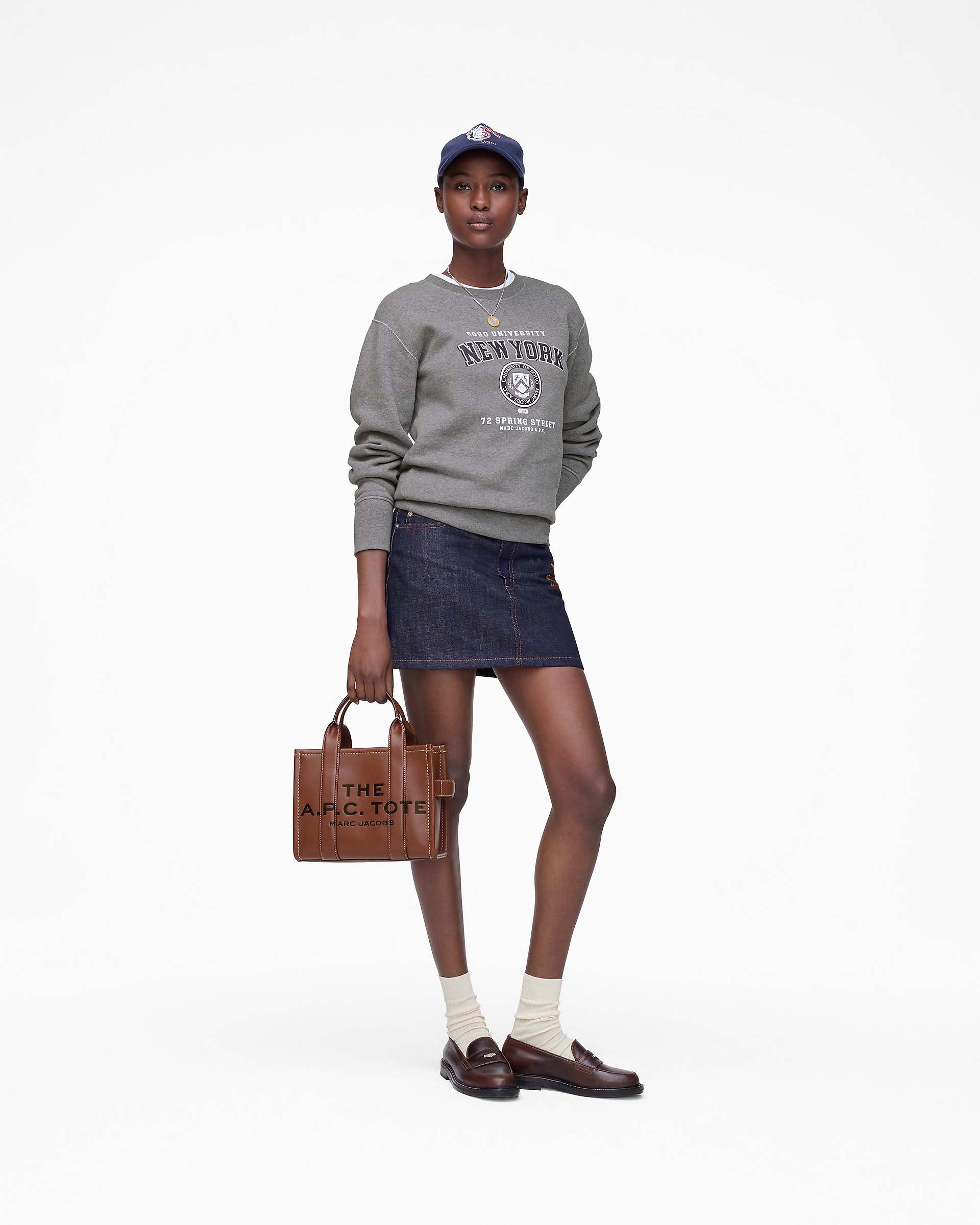 THE A.P.C. X MARC JACOBS SHRUNKEN NY CREWNECK - 3