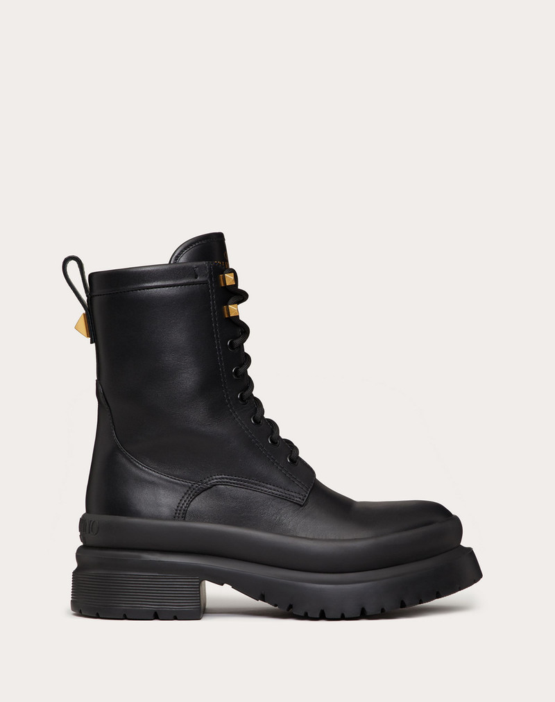 ROMAN STUD CALFSKIN LEATHER COMBAT BOOT 50MM 1