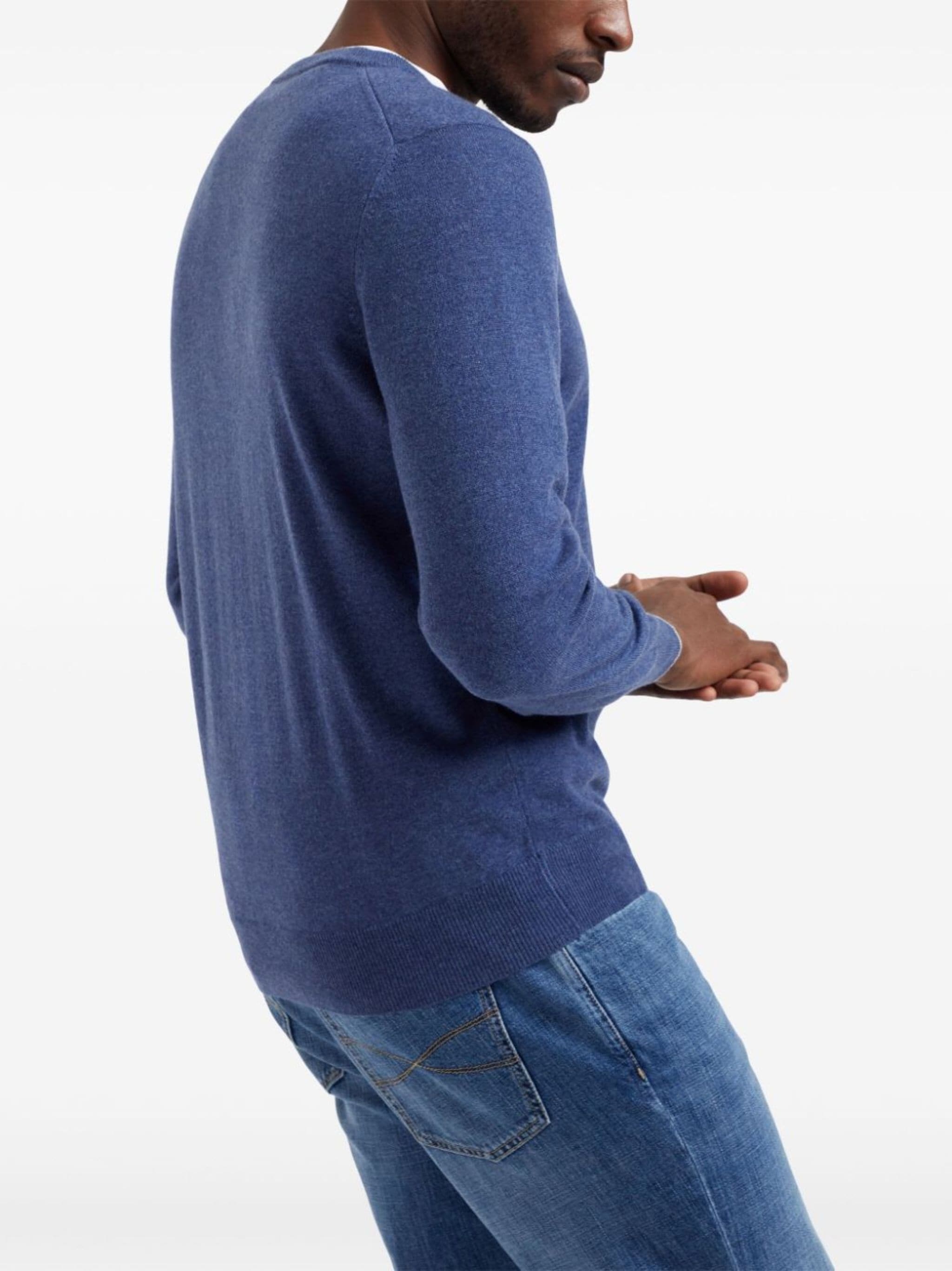 crew-neck cashmere jumper - 4