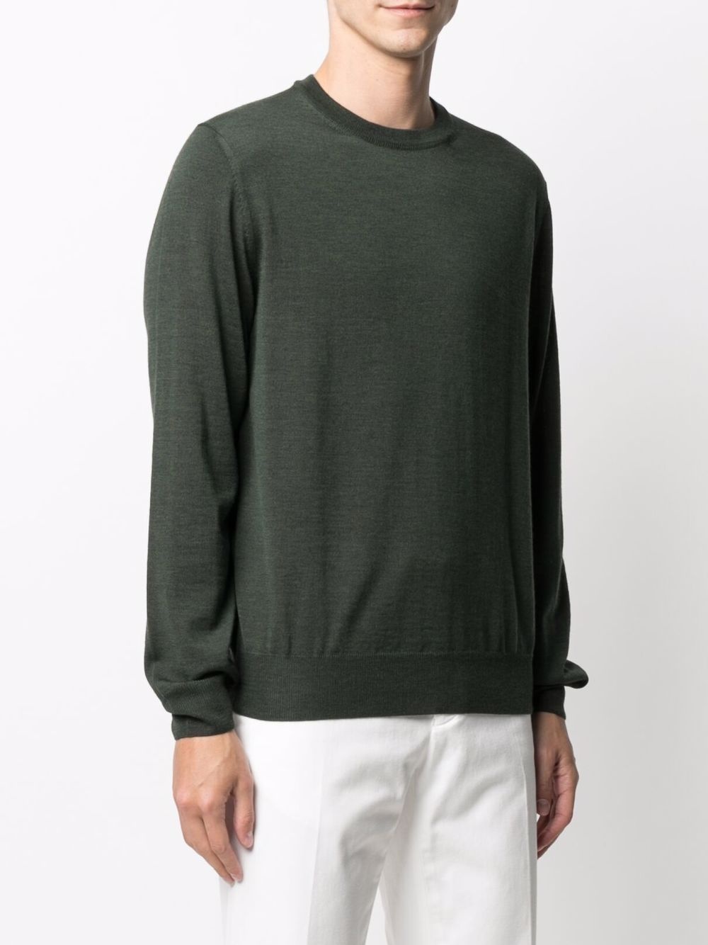 crew-neck knitted jumper - 3