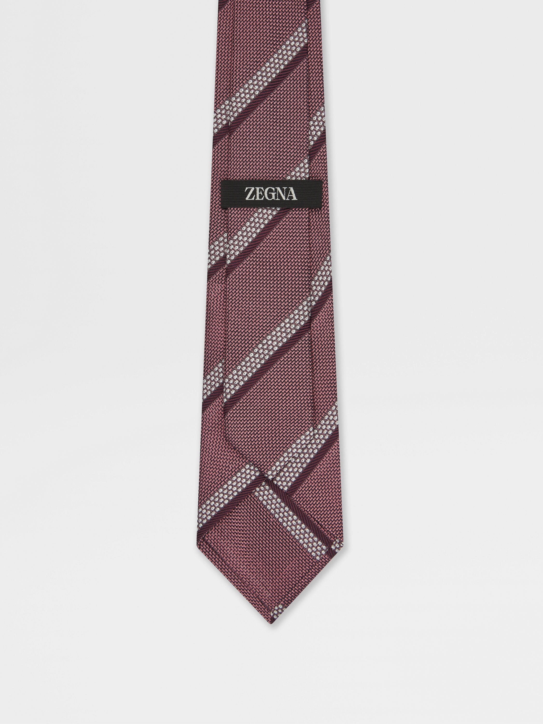 PINK SILK TIE - 3