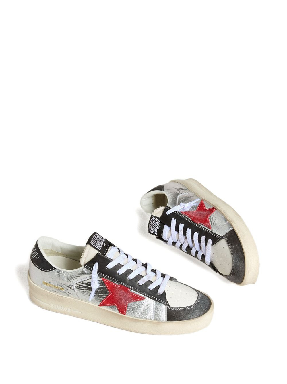 Super Star metallic leather sneakers - 2