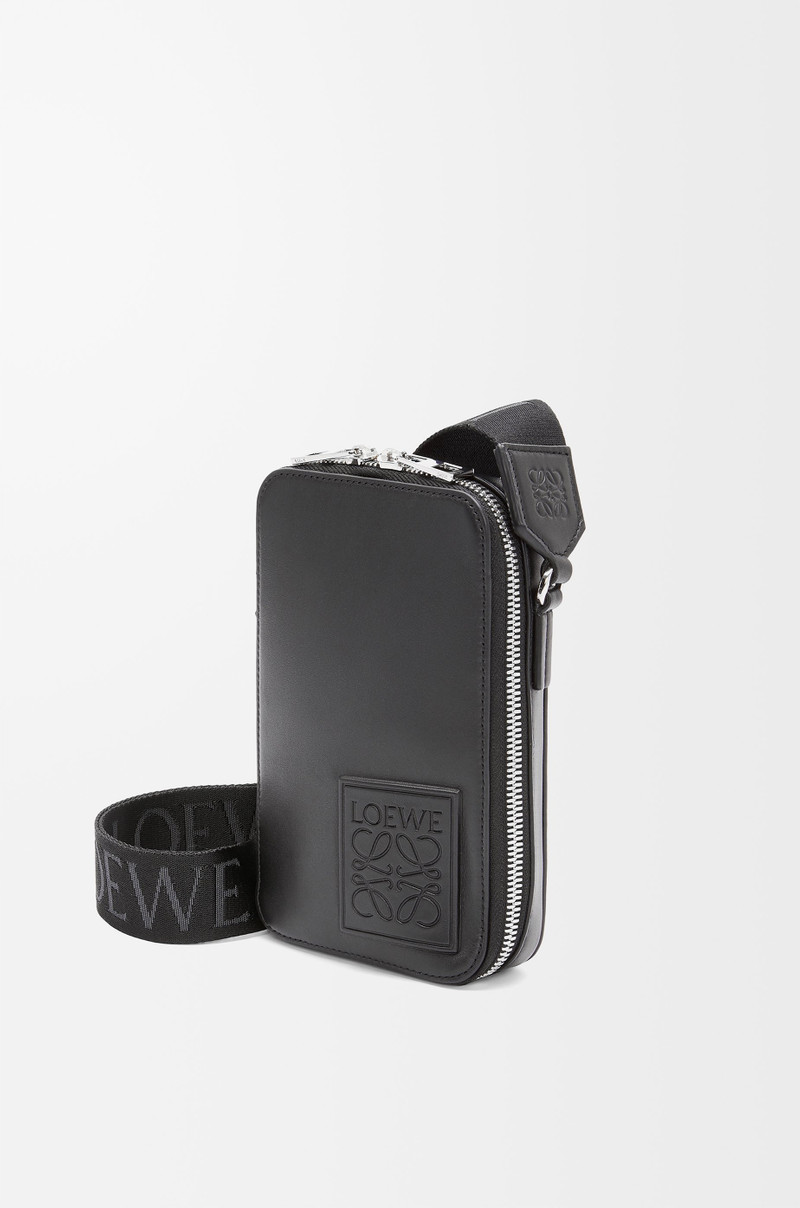 Vertical Crossbody Pocket in satin calfskin 3