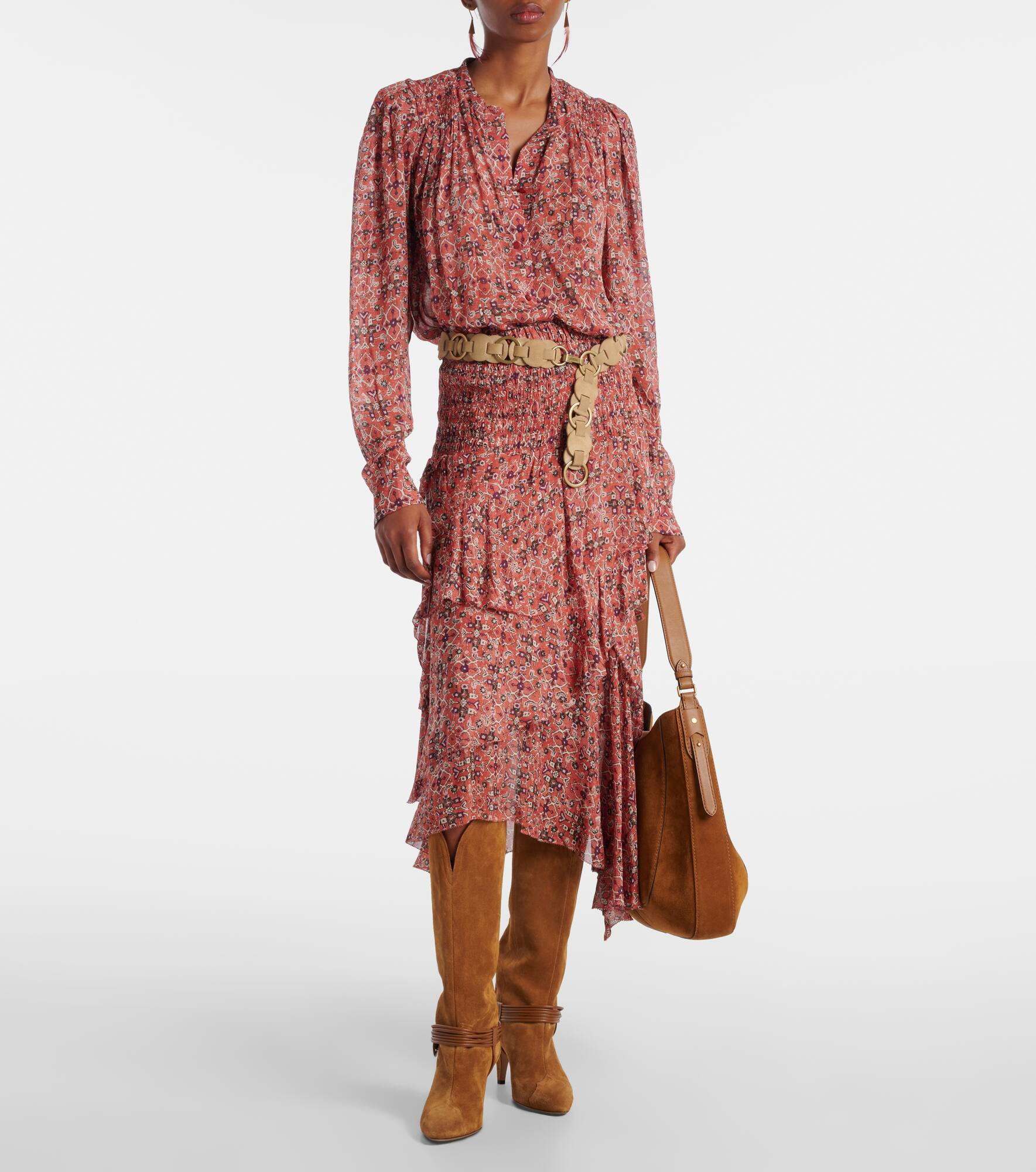 Neolin printed crêpe blouse - 2