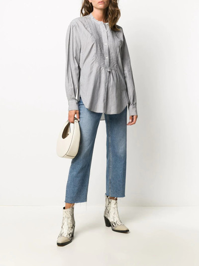 Isabel Marant Étoile pleated striped blouse outlook