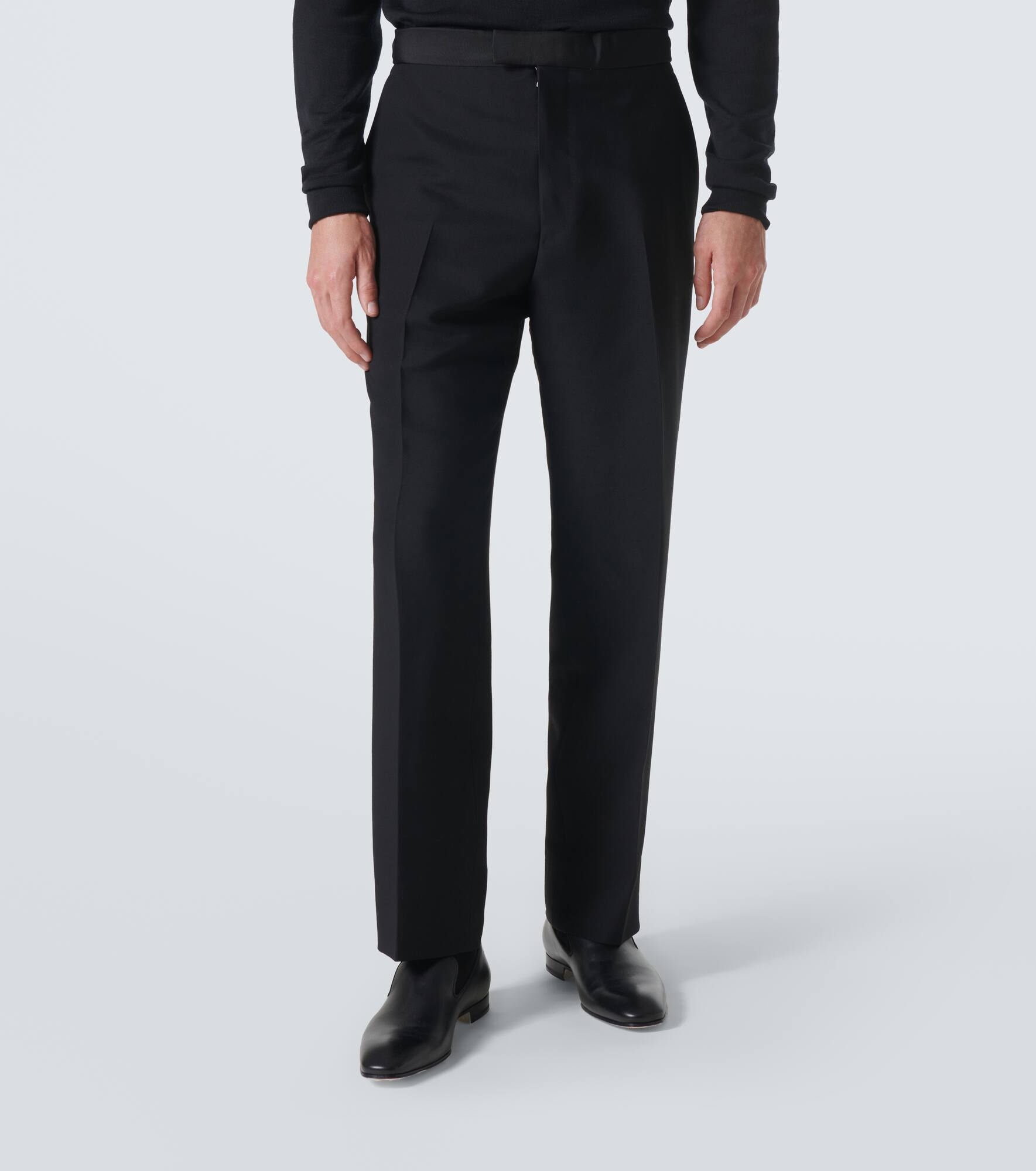 Single-breasted wool suit - 5