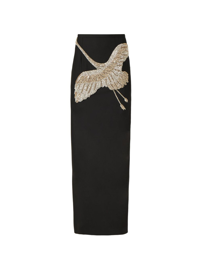 Nirvelli crystal-embellished maxi skirt 1