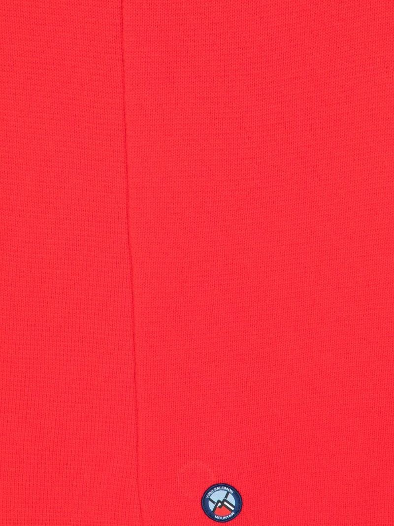 fine-knit logo-patch scarf - 4