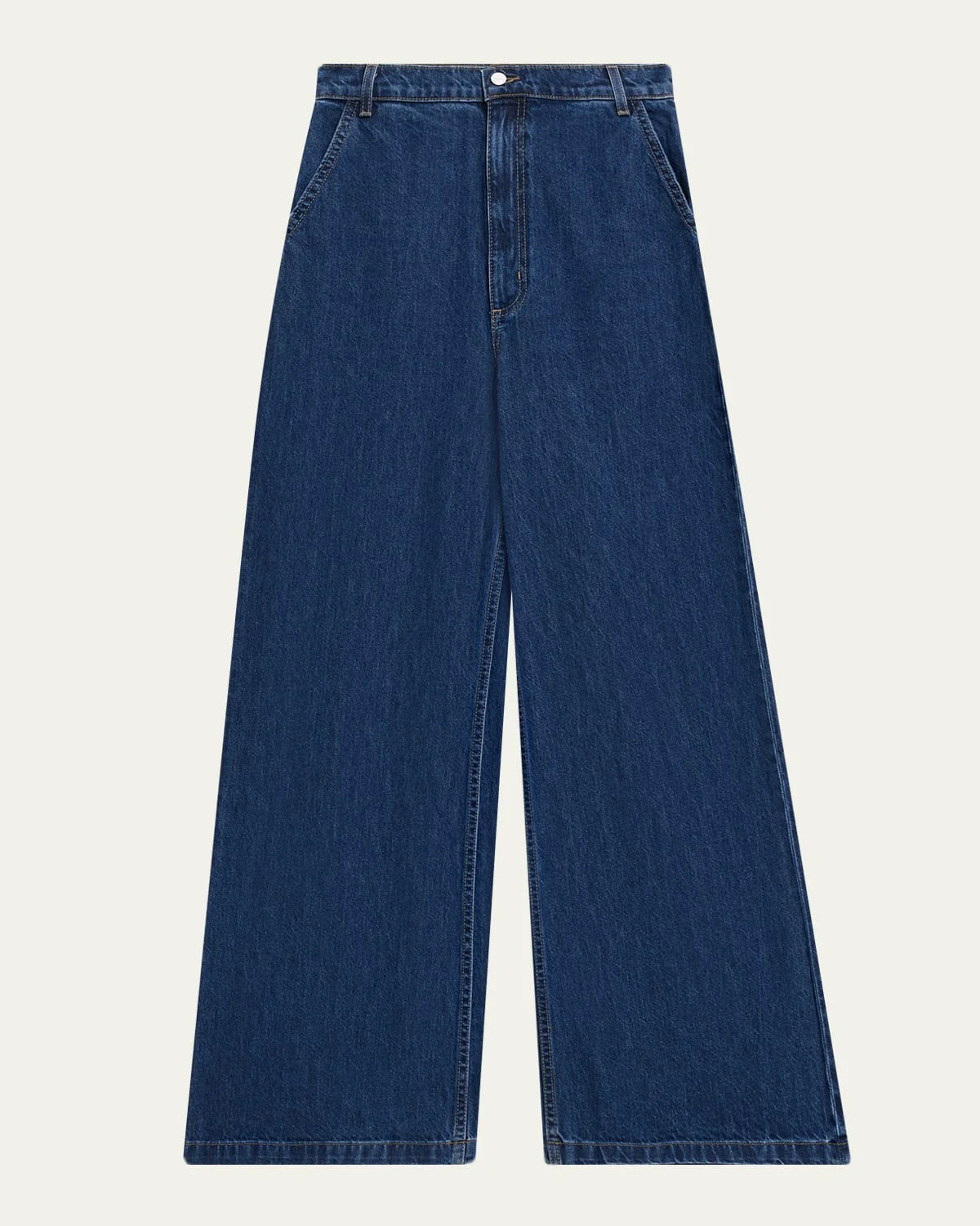 McDougal St Wide-Leg Denim Pants - 1