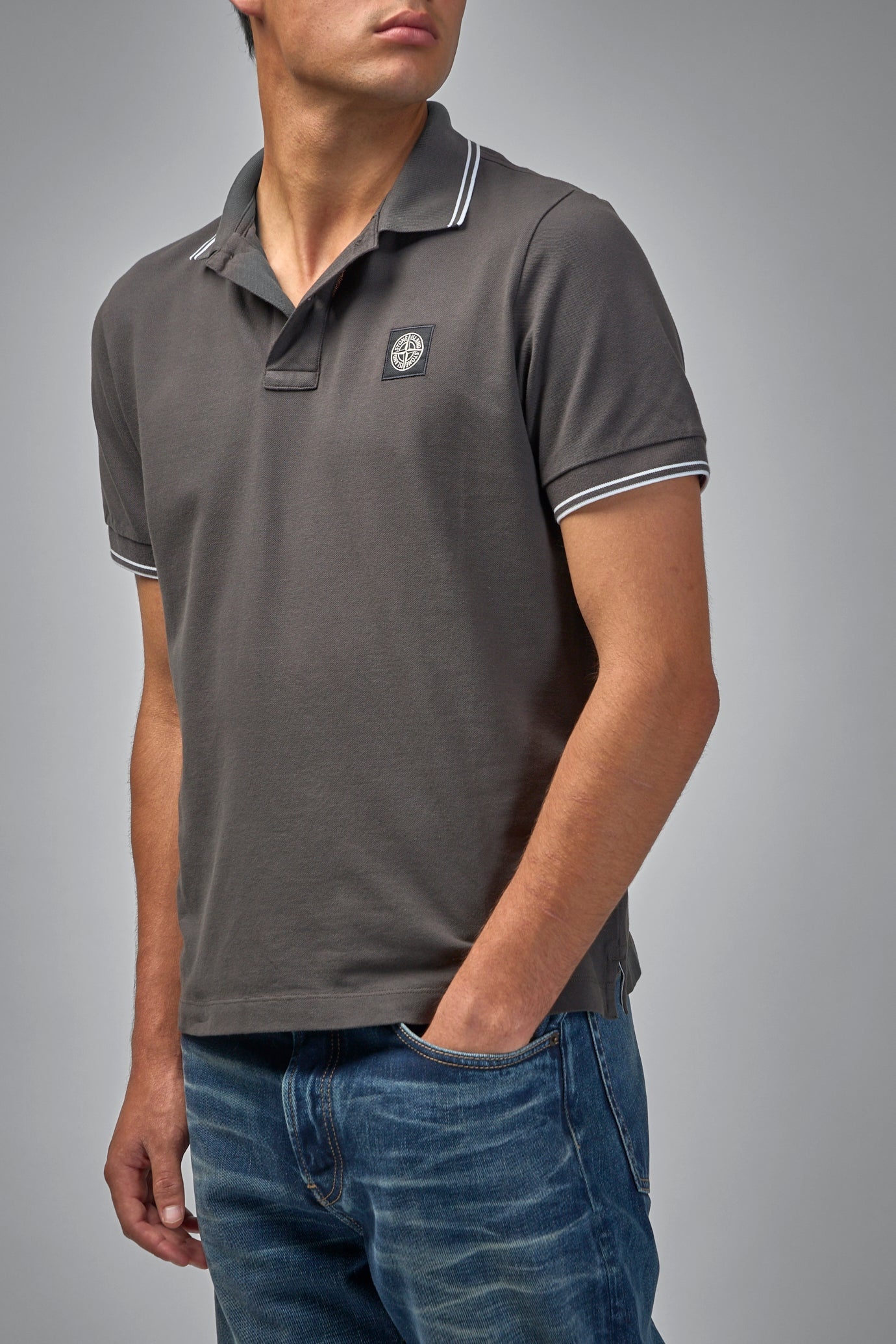 Slim Fit Short Sleeve Polo Shirt - 4